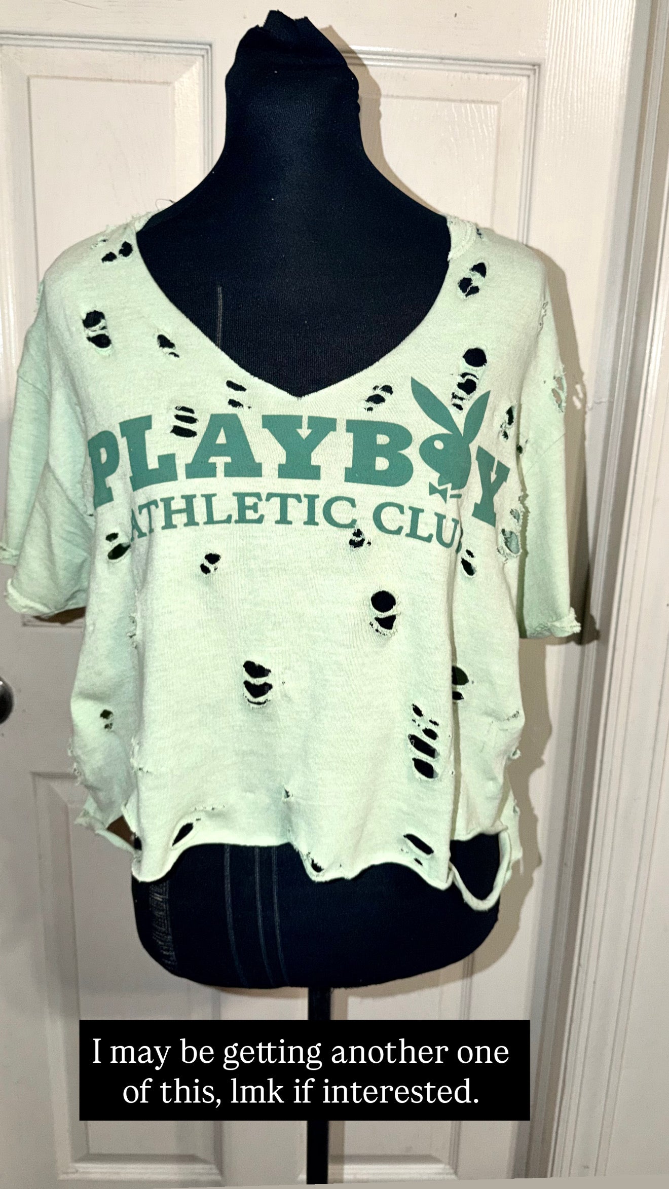 Playboy Oversized Cropped Tee