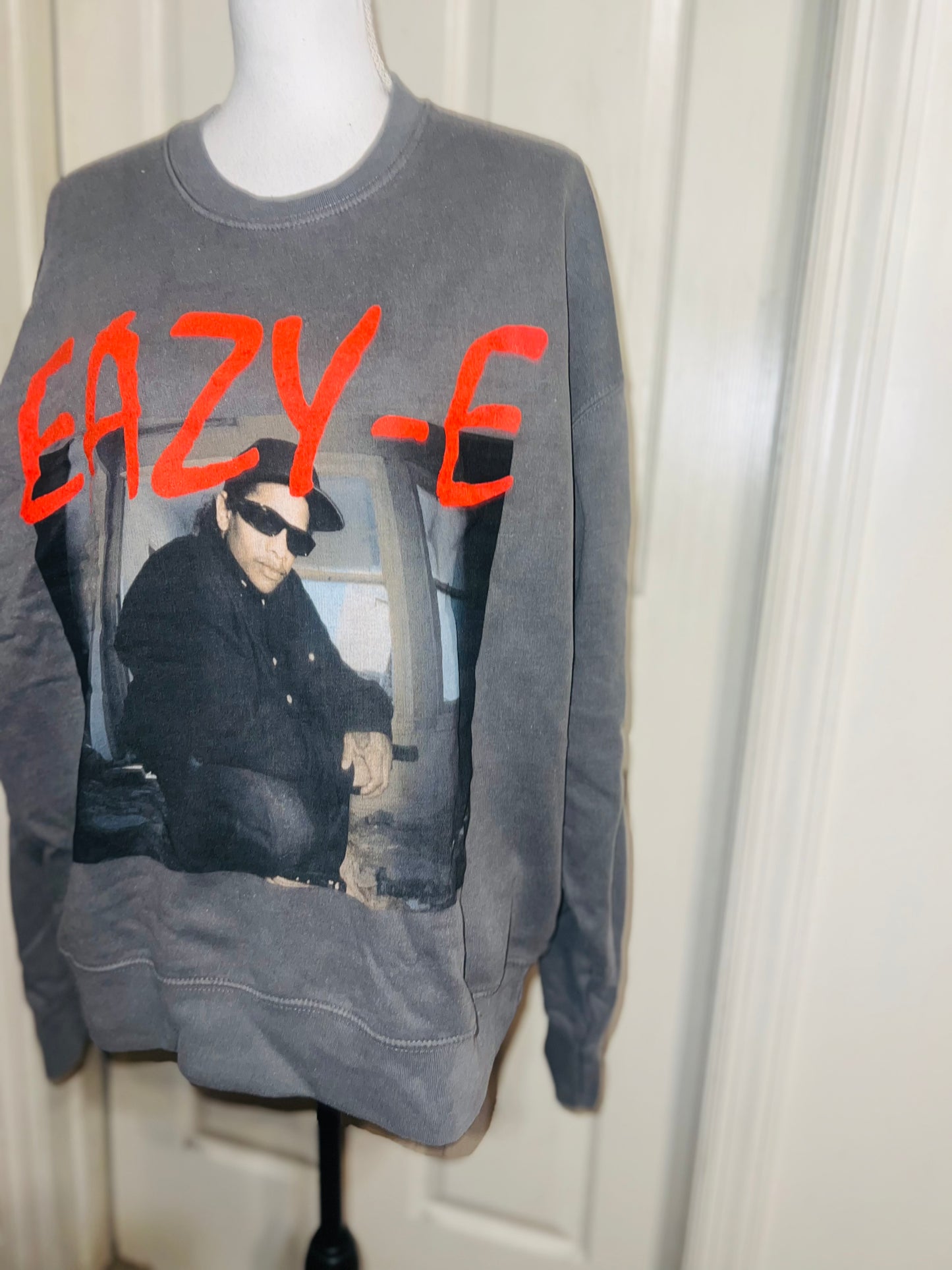 Eazy-E Oversized Distressed Sweatshirt