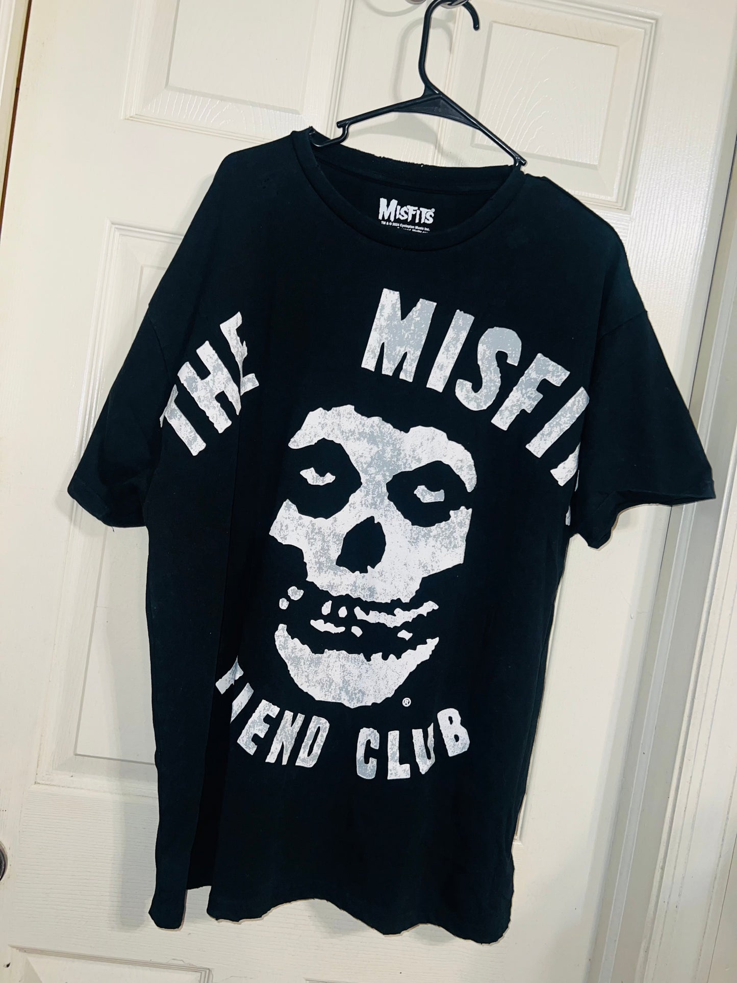 The Misfits Fiend Club Oversized Distressed Tee