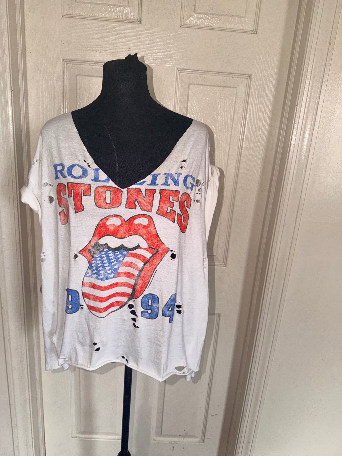 The Rolling Stones Open Back Bow Tee (as is)