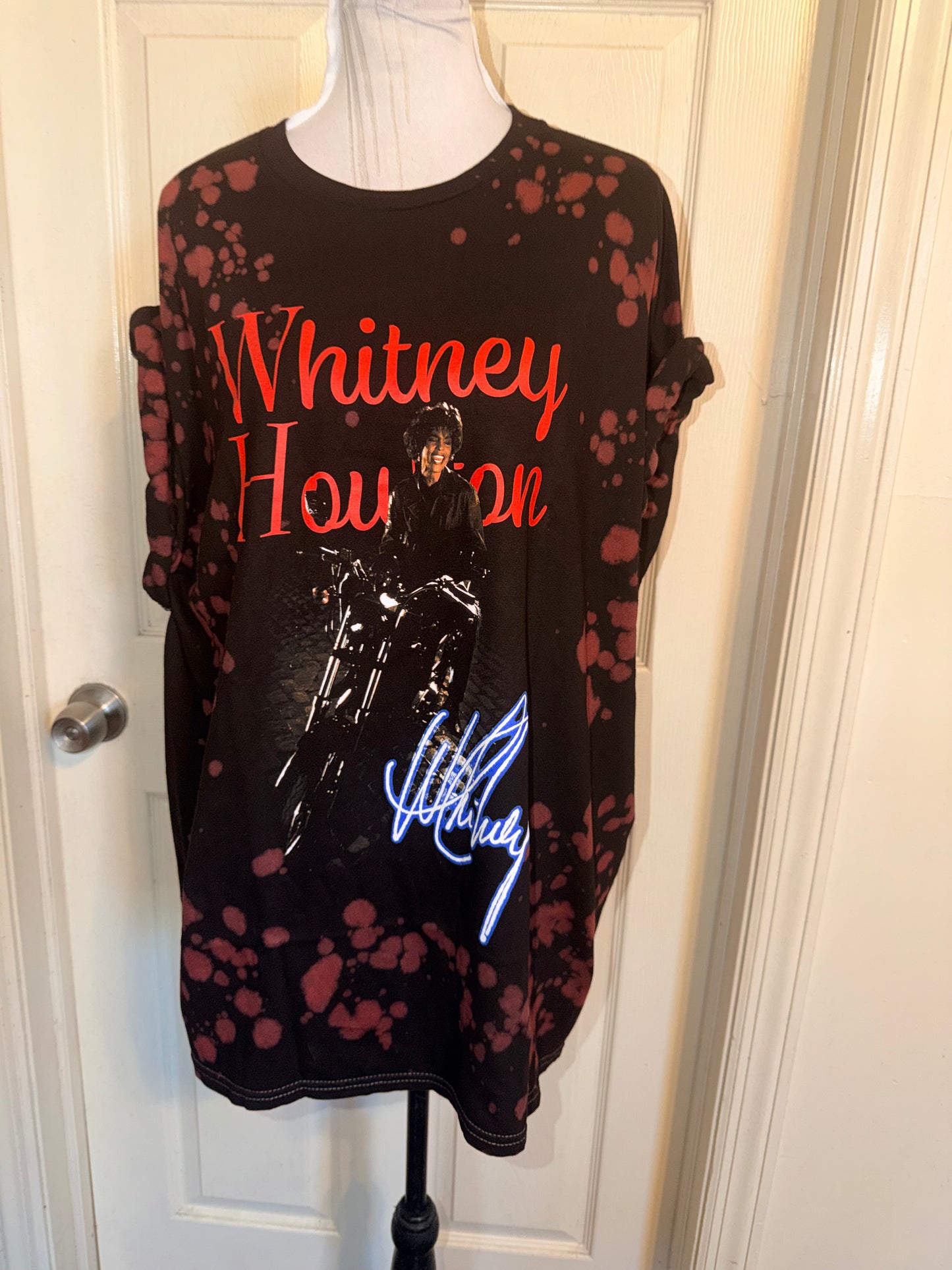 Whitney Houston Distressed Tee