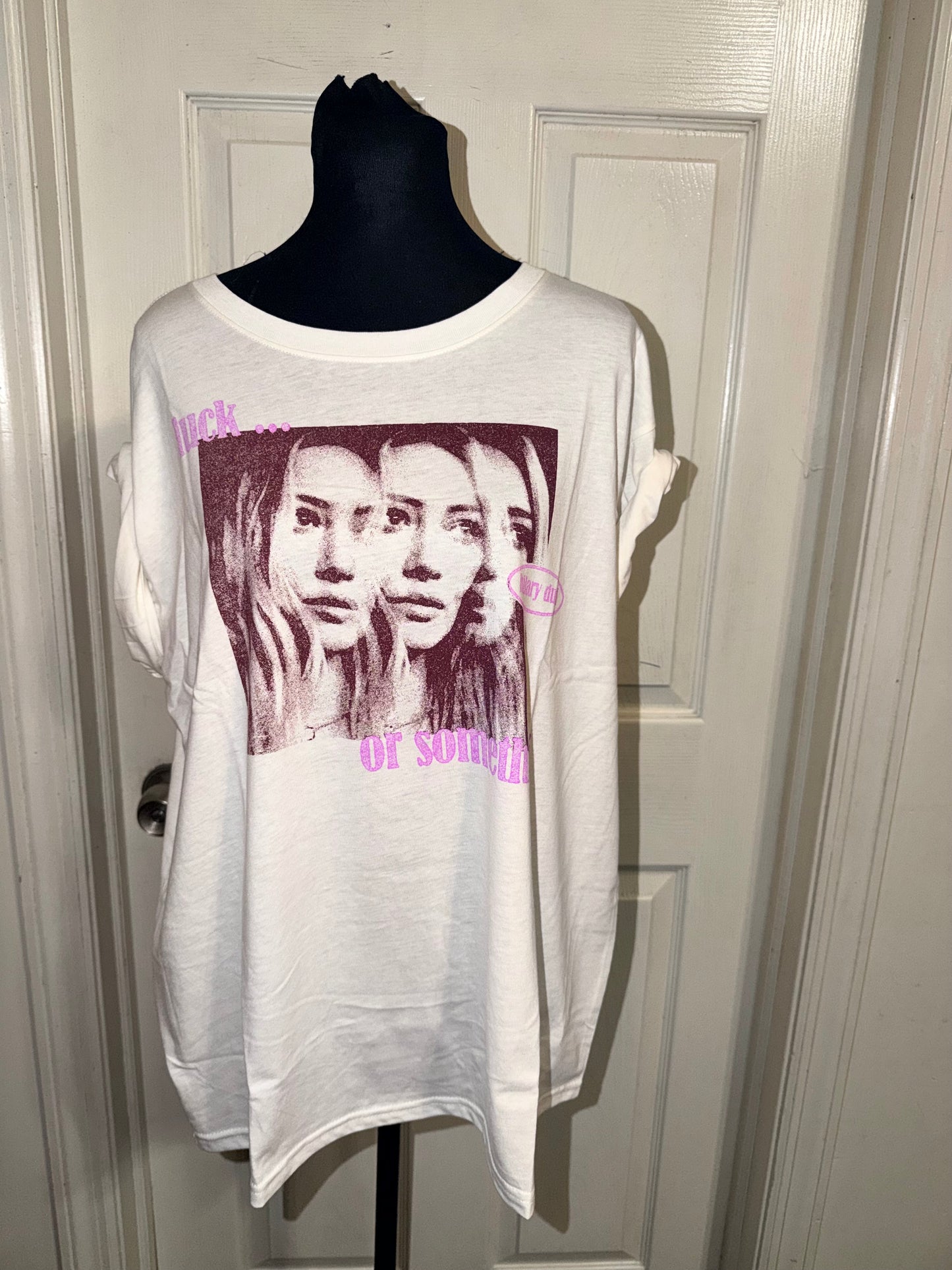 Hilary Duff Distressed Tee