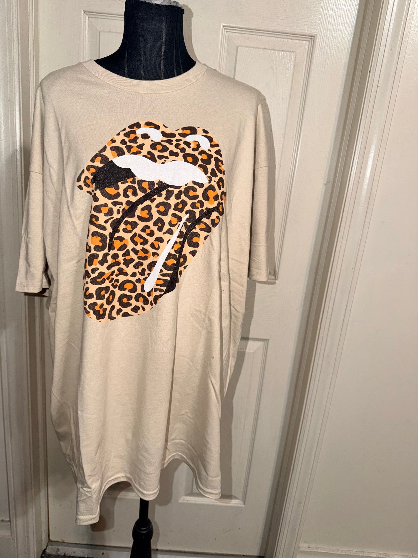 The Rolling Stones Oversized Distressed Tee