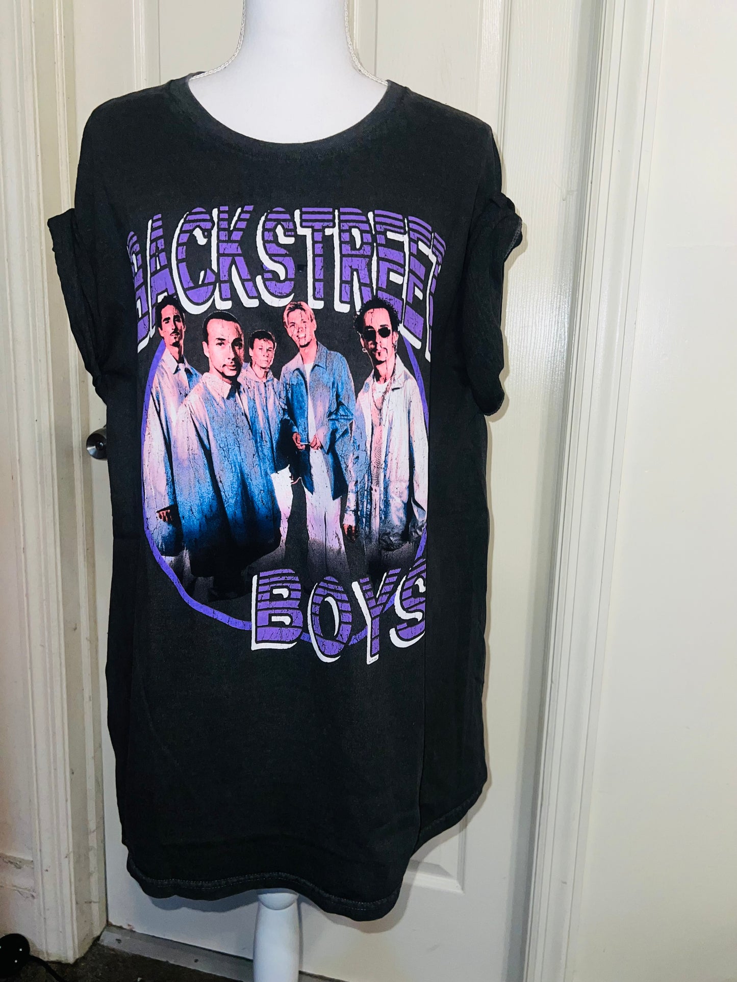 Backstreet Boys Oversized Distressed Tee