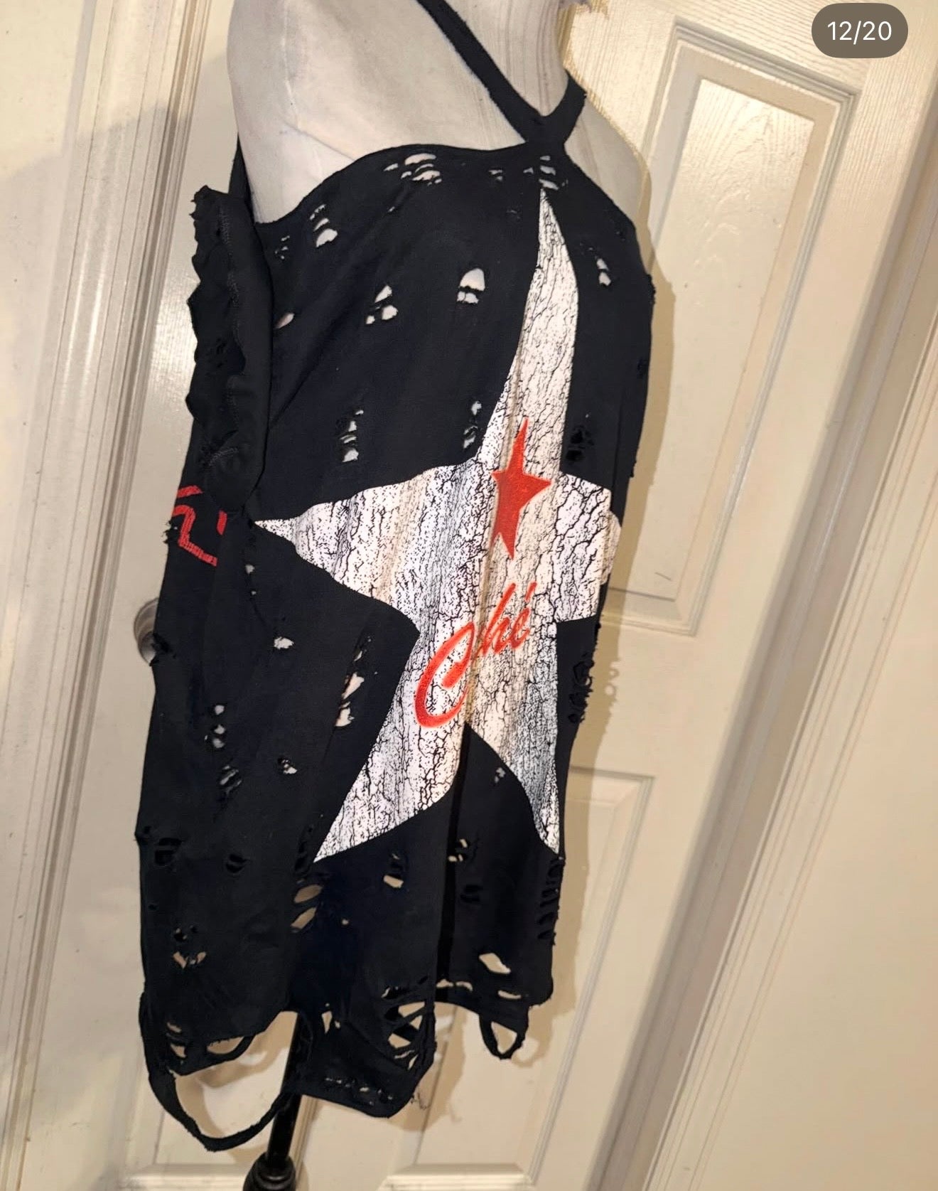 Machine Gun Kelly Double Sided Oversized Distressed Tee (as is)