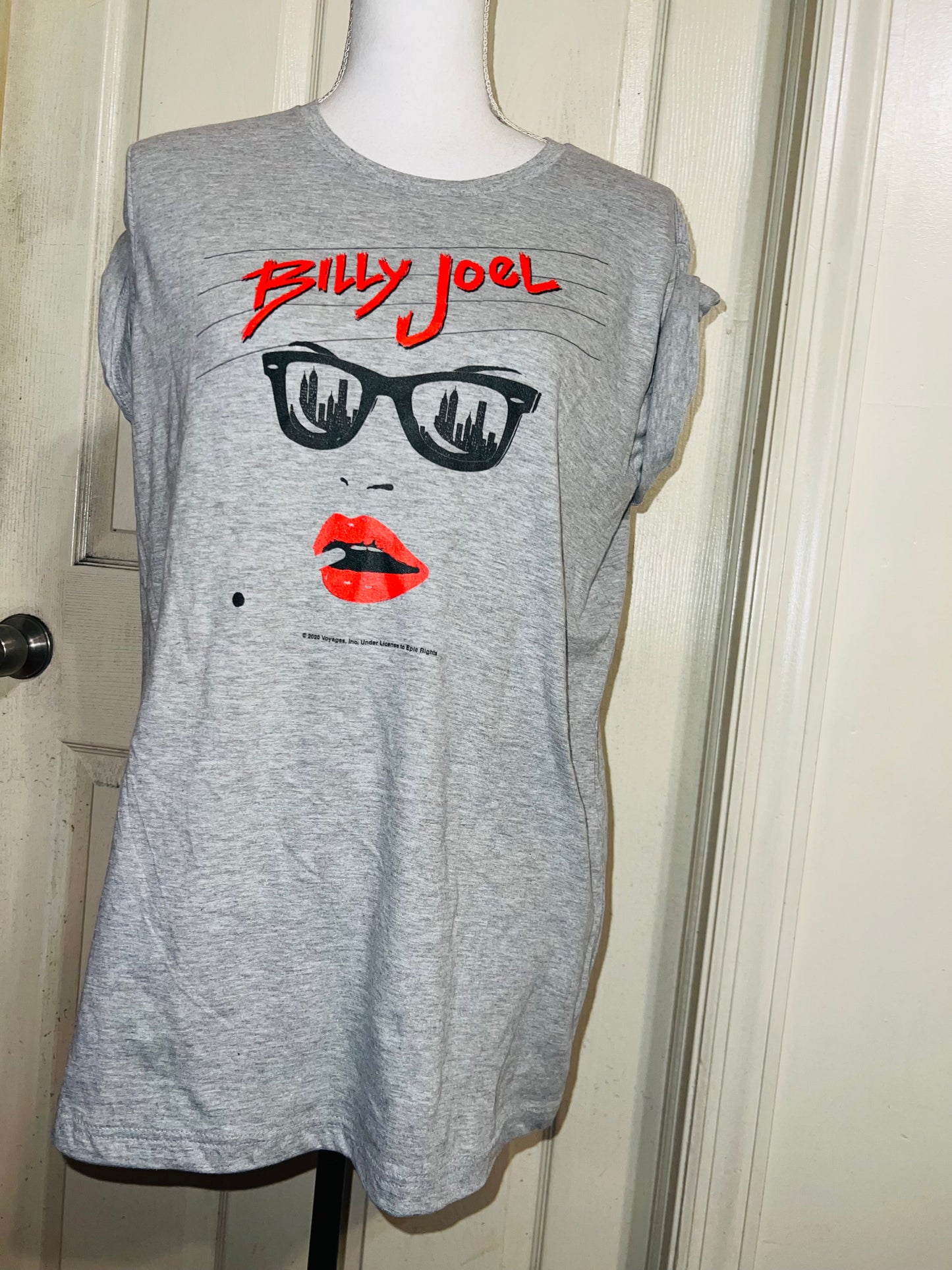 Billy Joel Oversized Distressed Tee