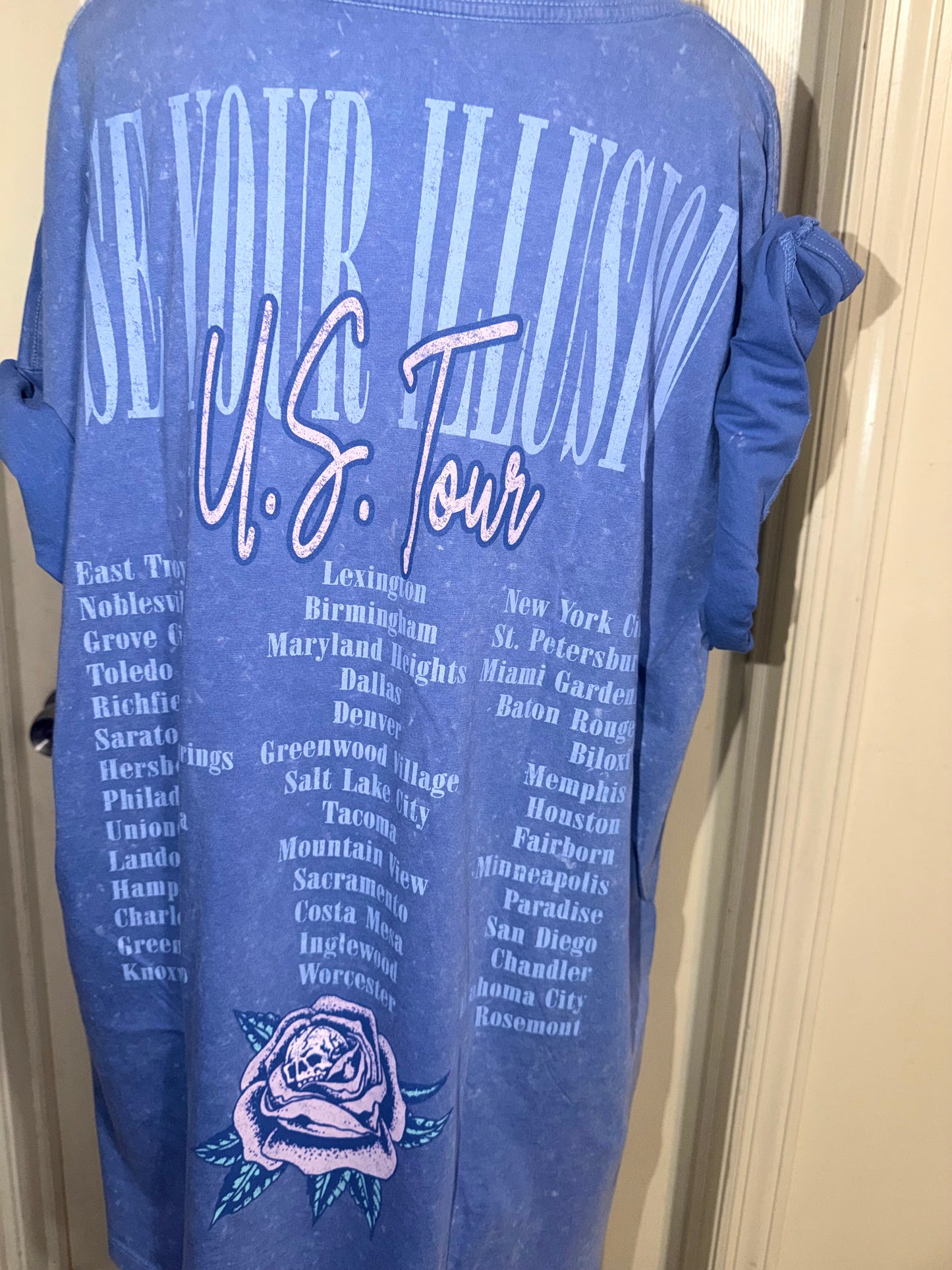 Guns N’ Roses Double Sided Oversized Distressed Tee