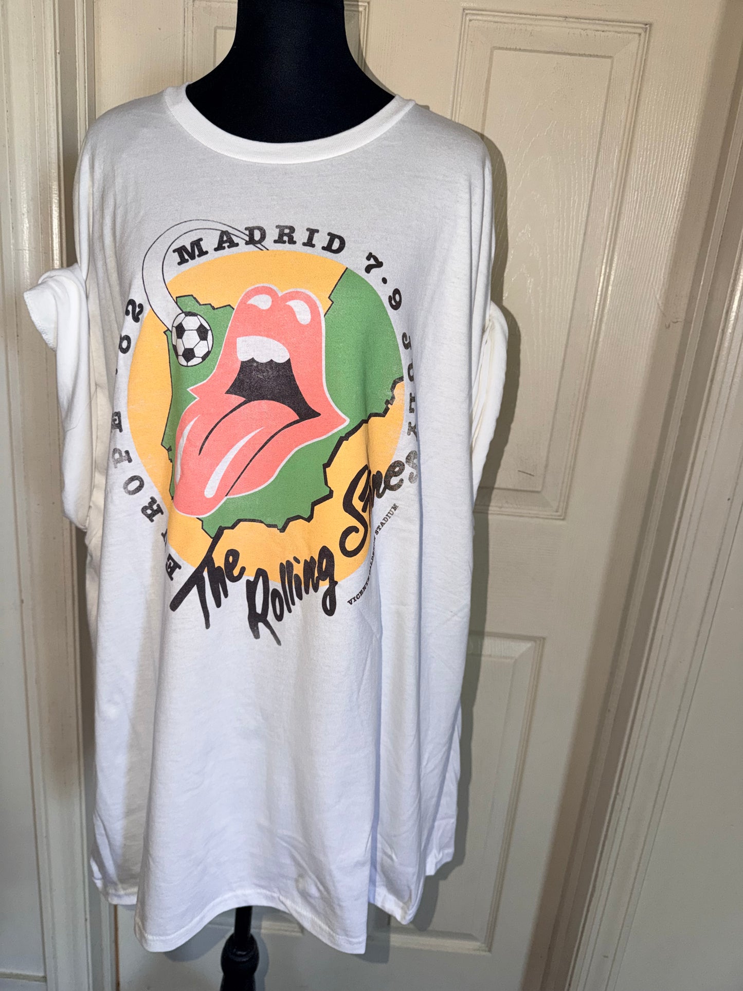 The Rolling Stones Oversized Distressed Tee