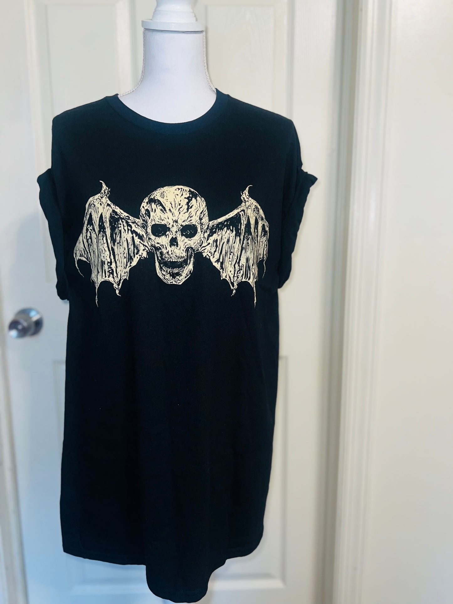 Avenged Sevenfold Double Sided Oversized Distressed Tee