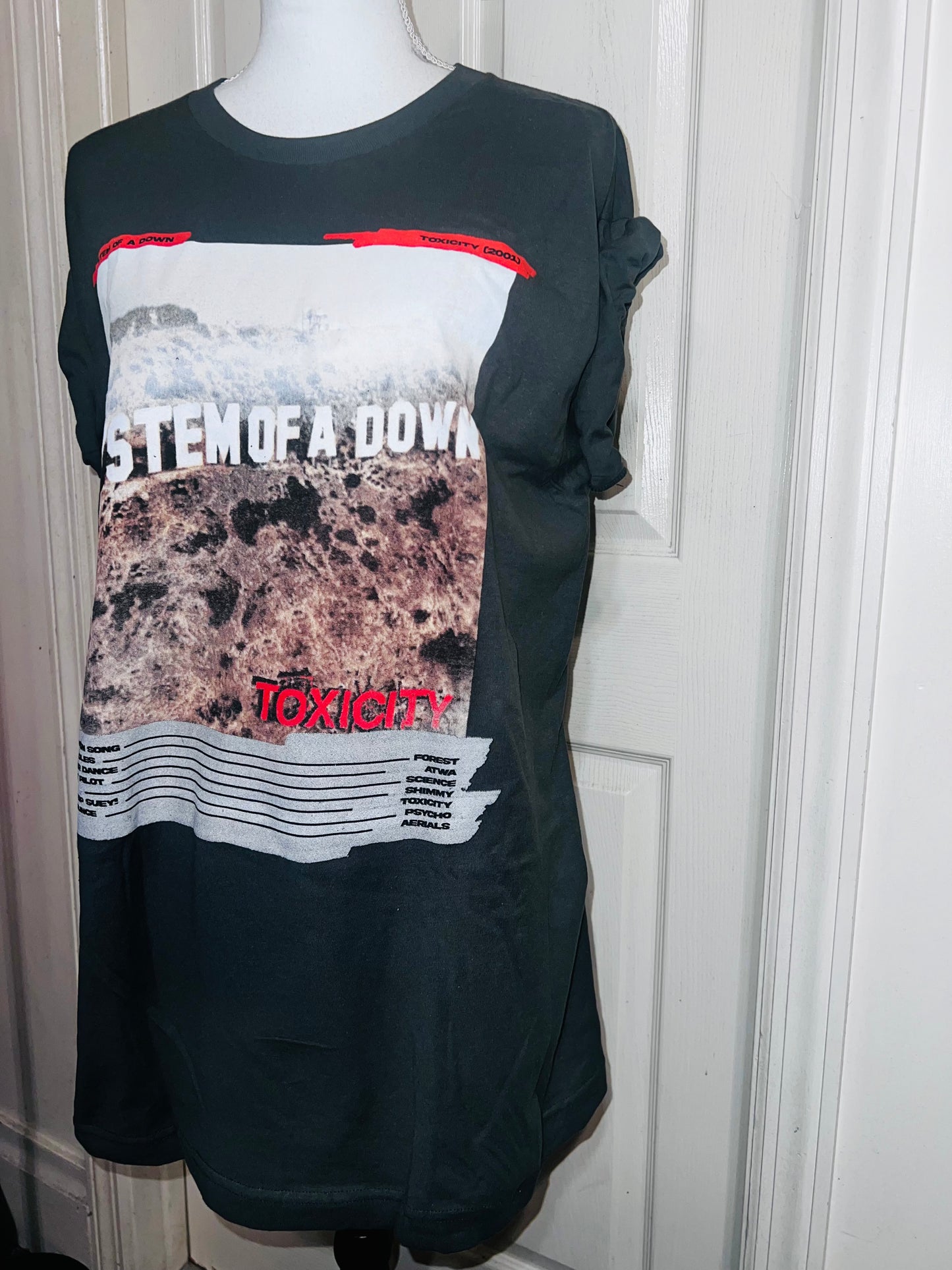 System of a Down Oversized Distressed Tee