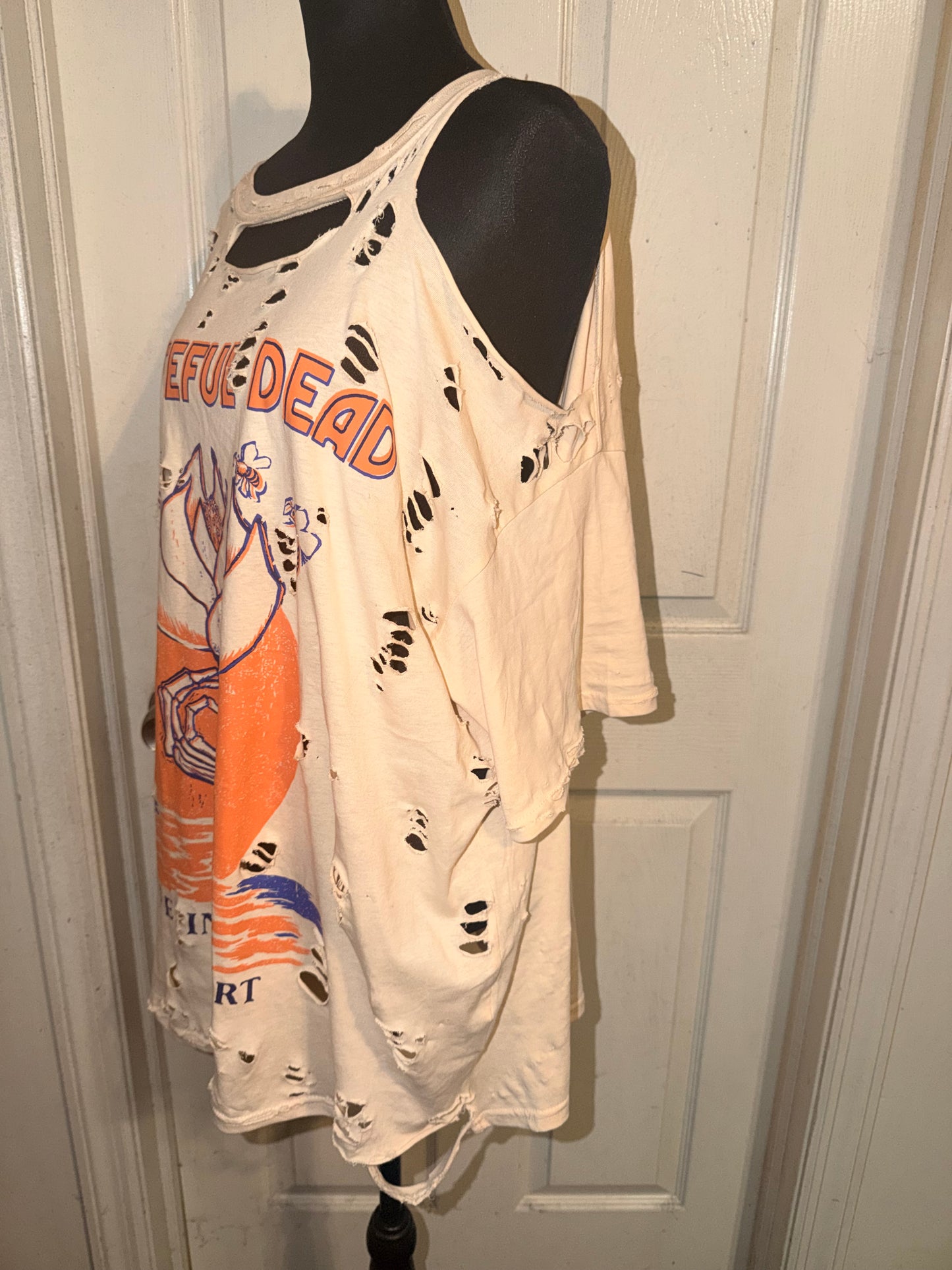 Grateful Dead Oversized Distressed Tee (as is)