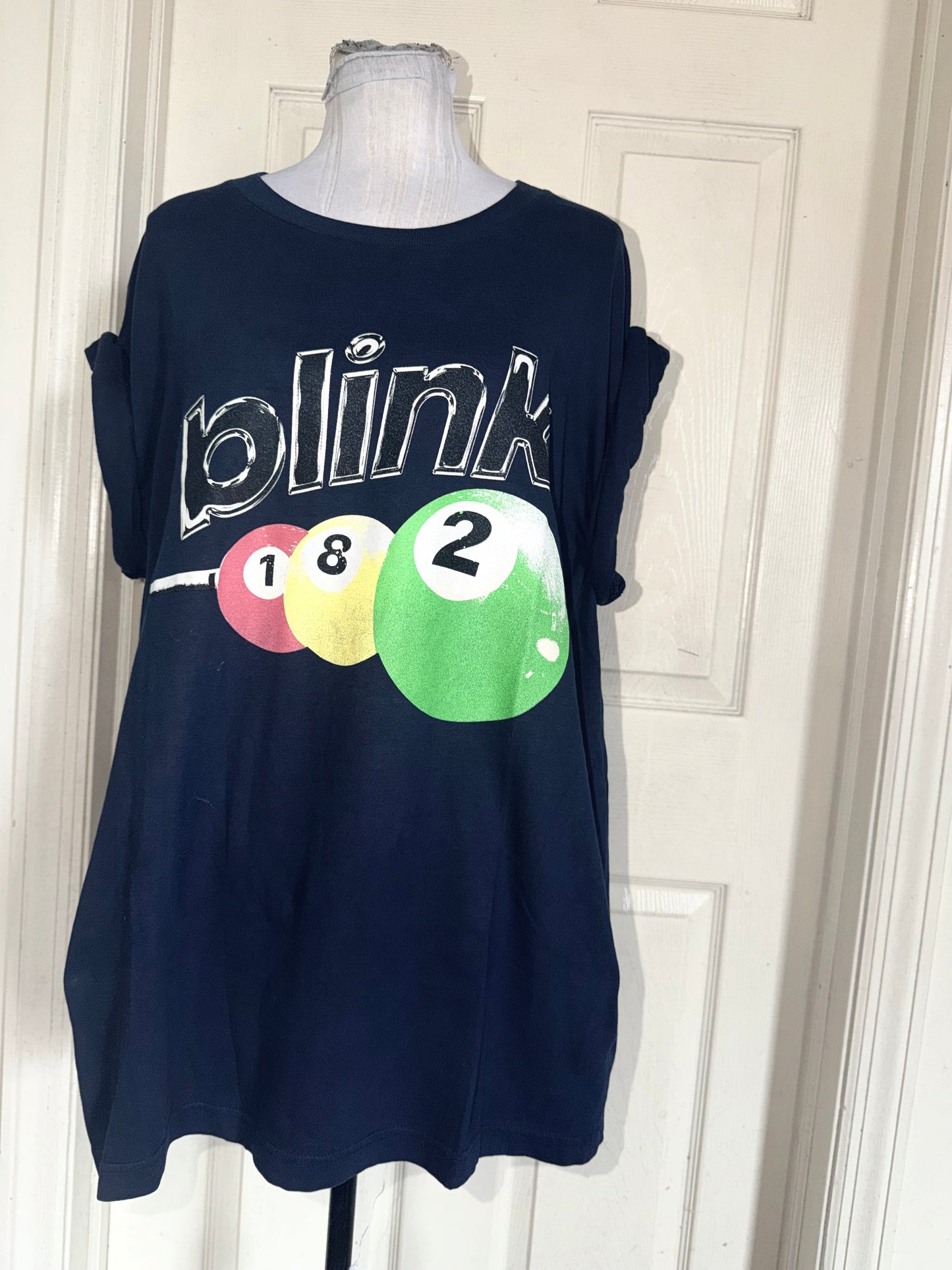 Blink-182 Oversized Distressed Tee