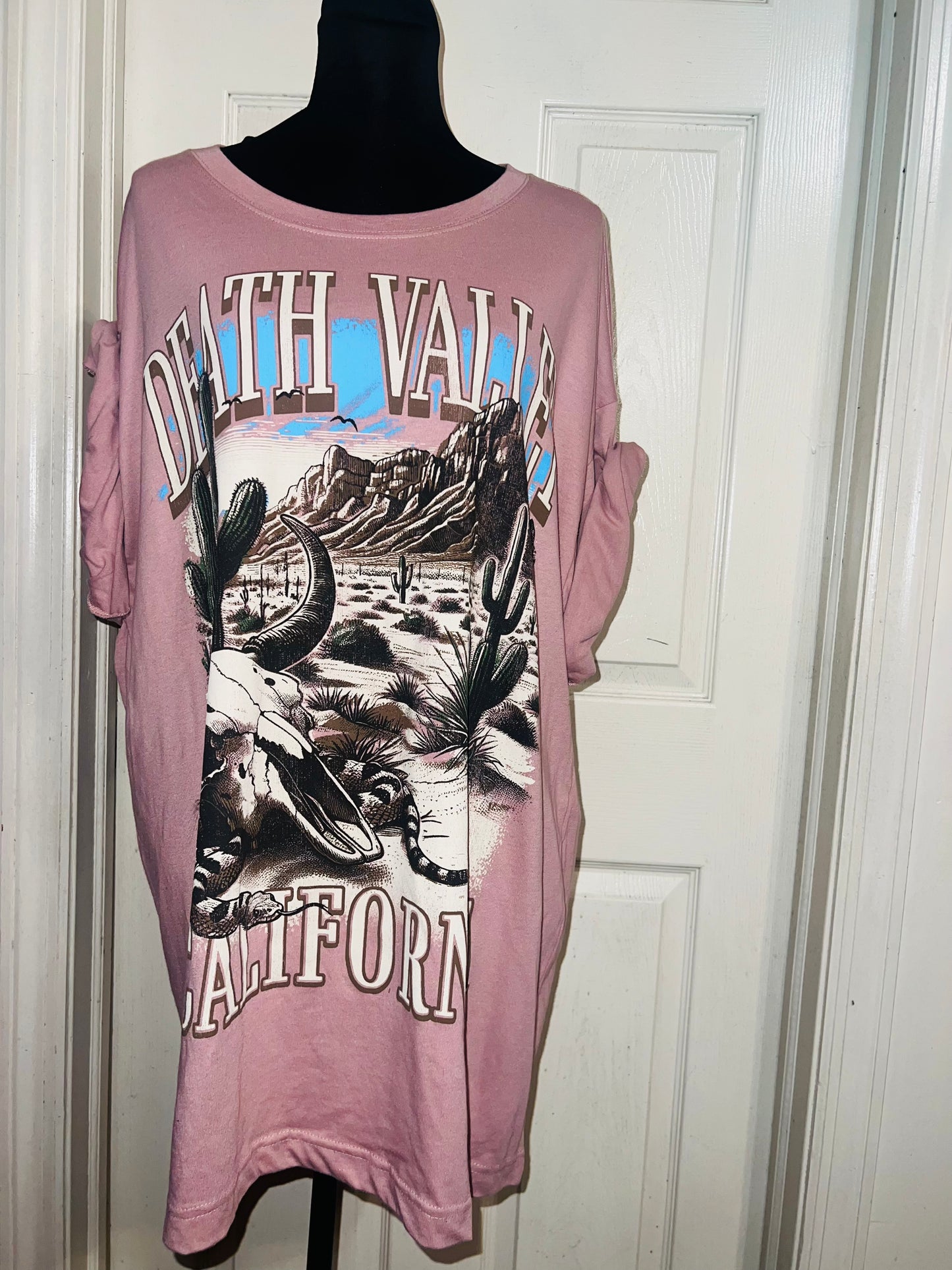 Death Valley California Oversized Distressed Tee