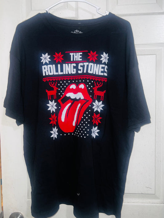 The Rolling Stones Winter Distressed Tee