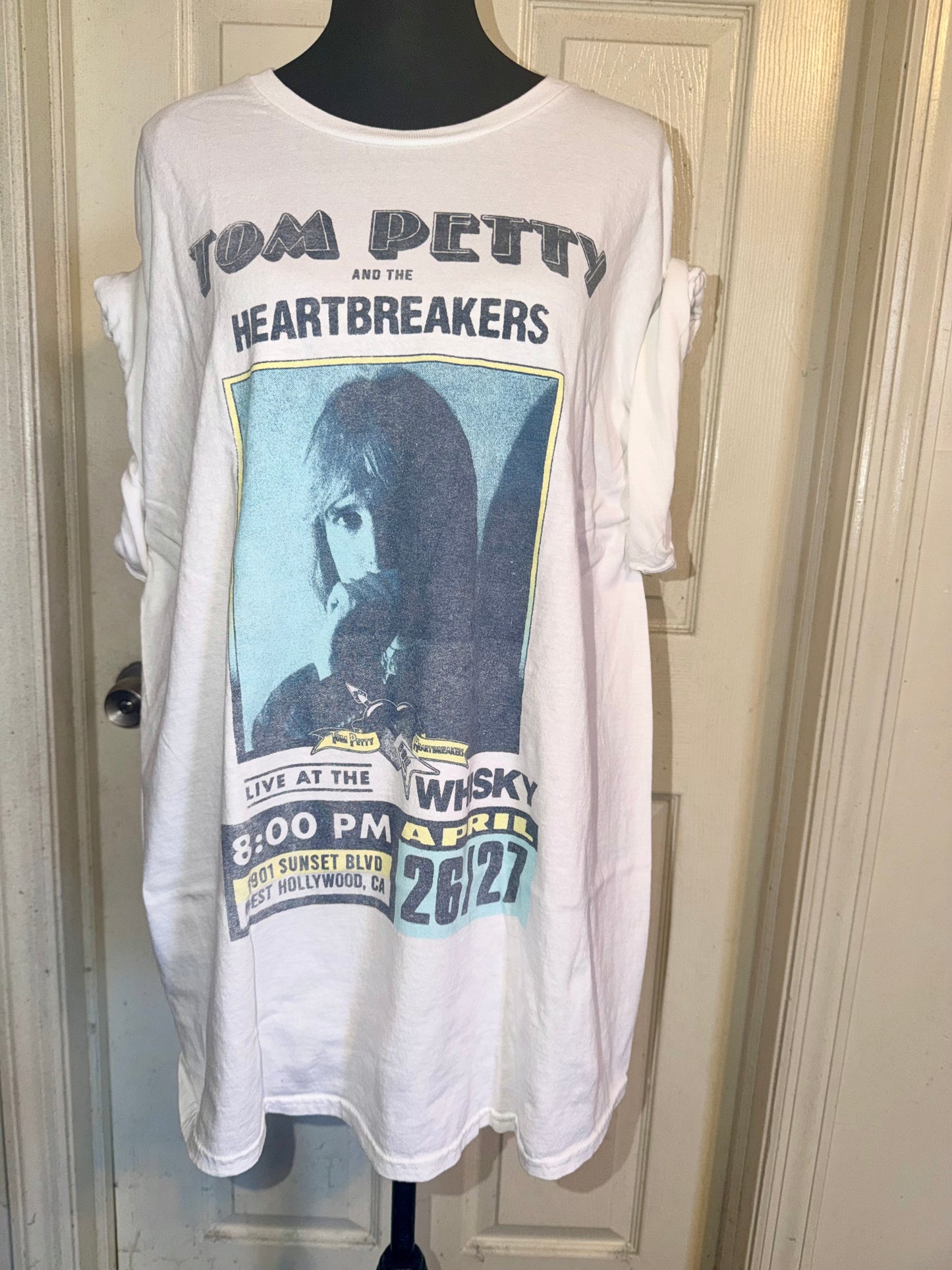 Tom Petty and the Heartbreakers Oversized Distressed Tee