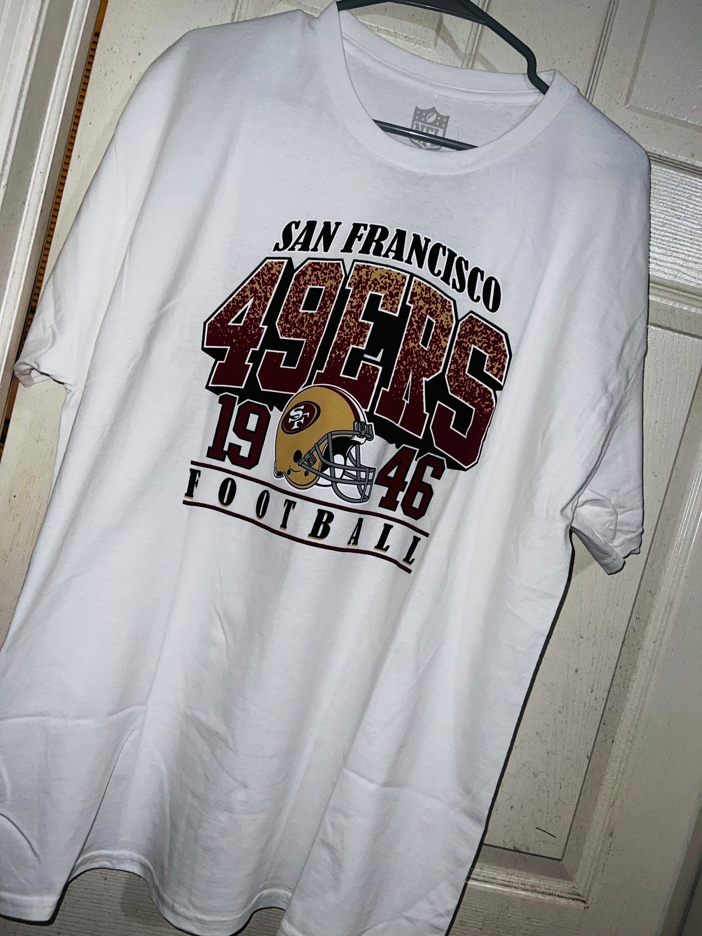 San Francisco 49ers Oversized Distressed Tee