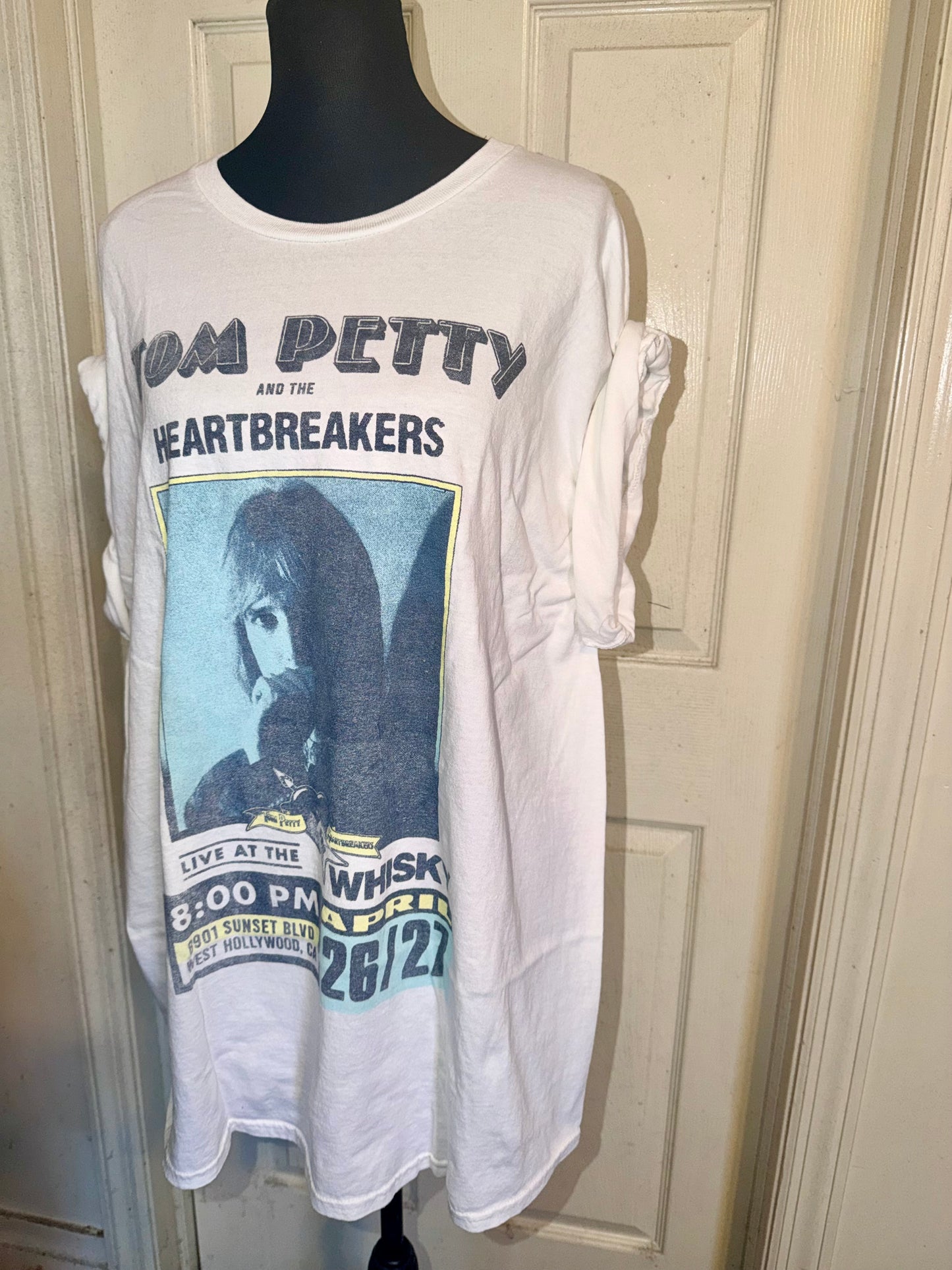 Tom Petty and the Heartbreakers Oversized Distressed Tee