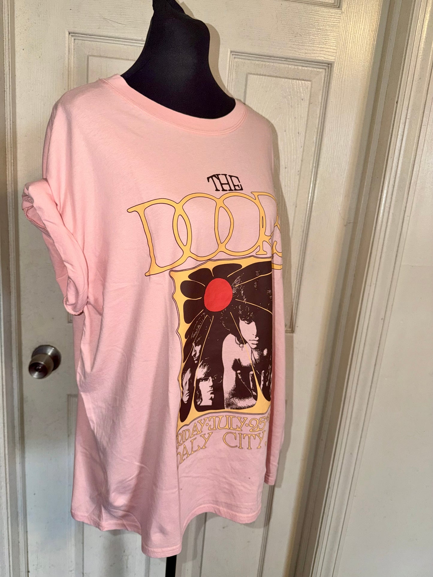 The Doors Oversized Distressed Tee