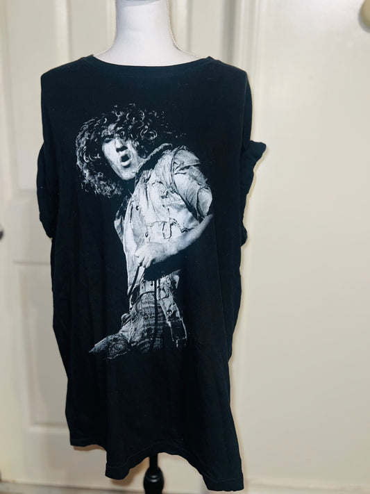 Roger Daltrey Double Sided Oversized Distressed Vintage Tee