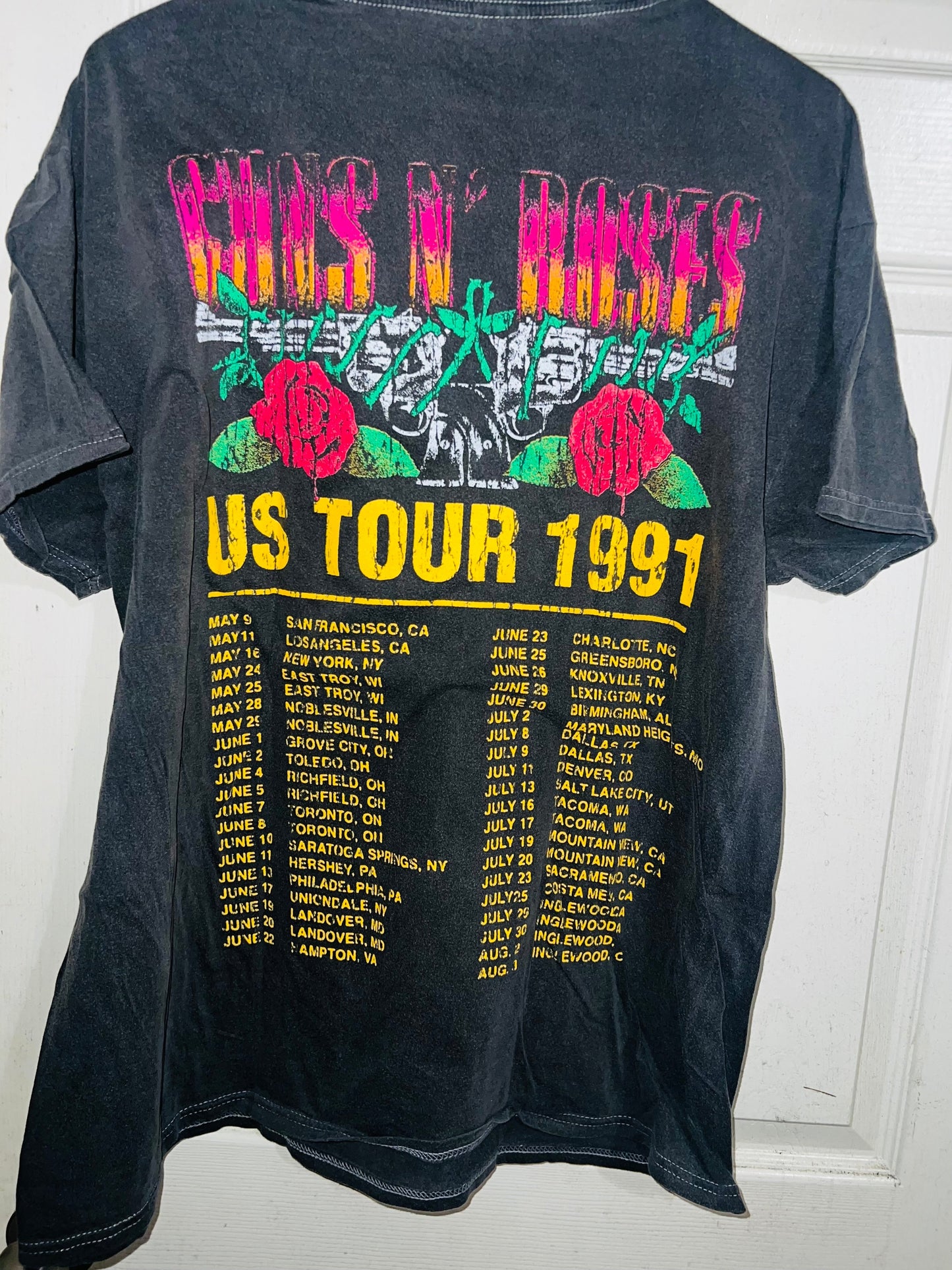 Guns n Roses Double Sided Oversized Tee/Dress