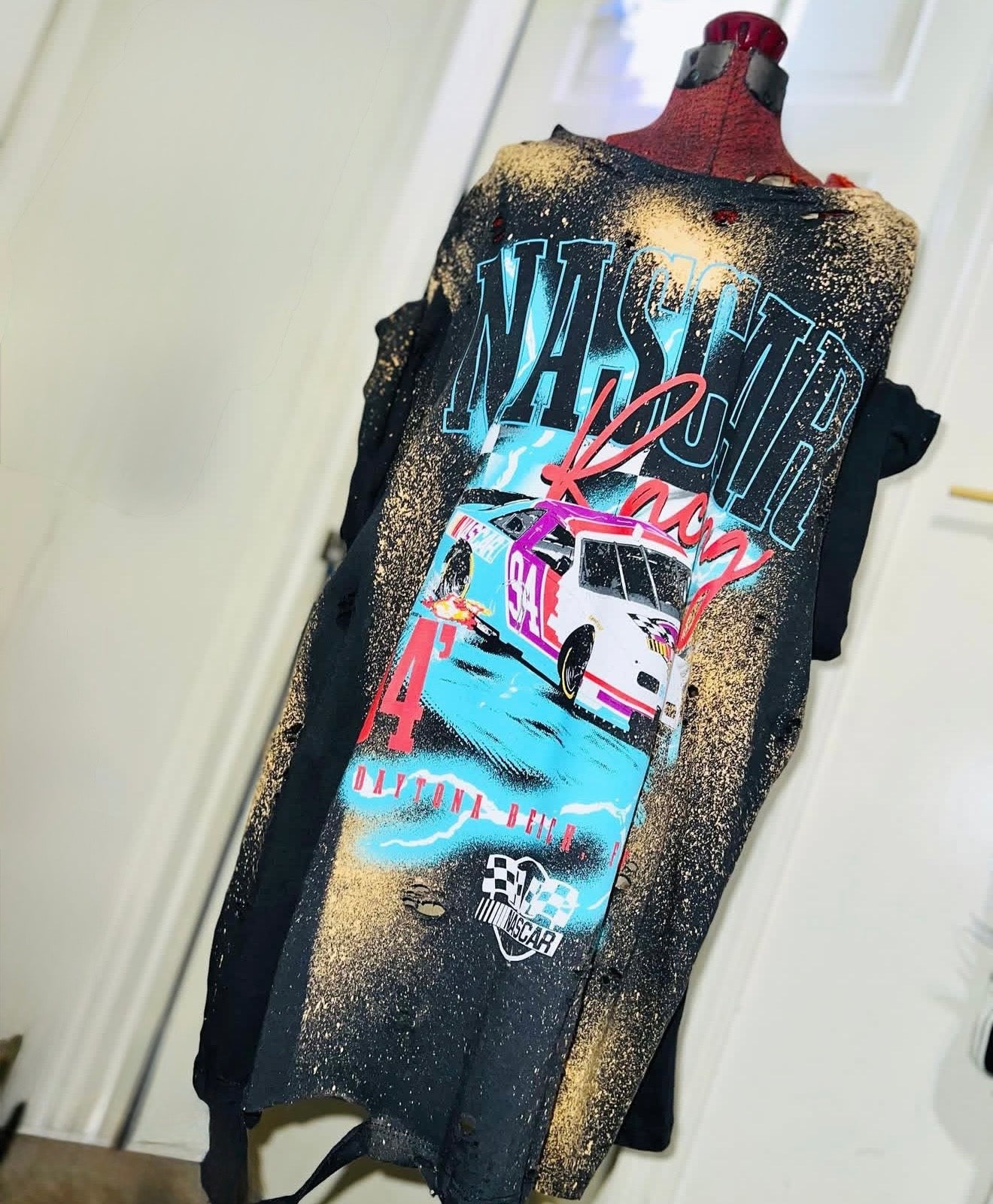 NASCAR Oversized Distressed Tee