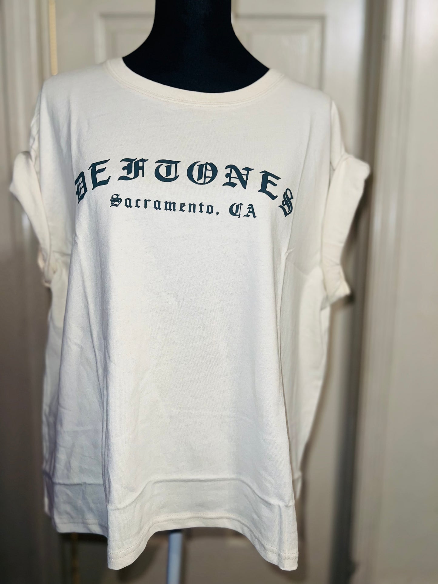 Deftones Oversized Distressed Tee