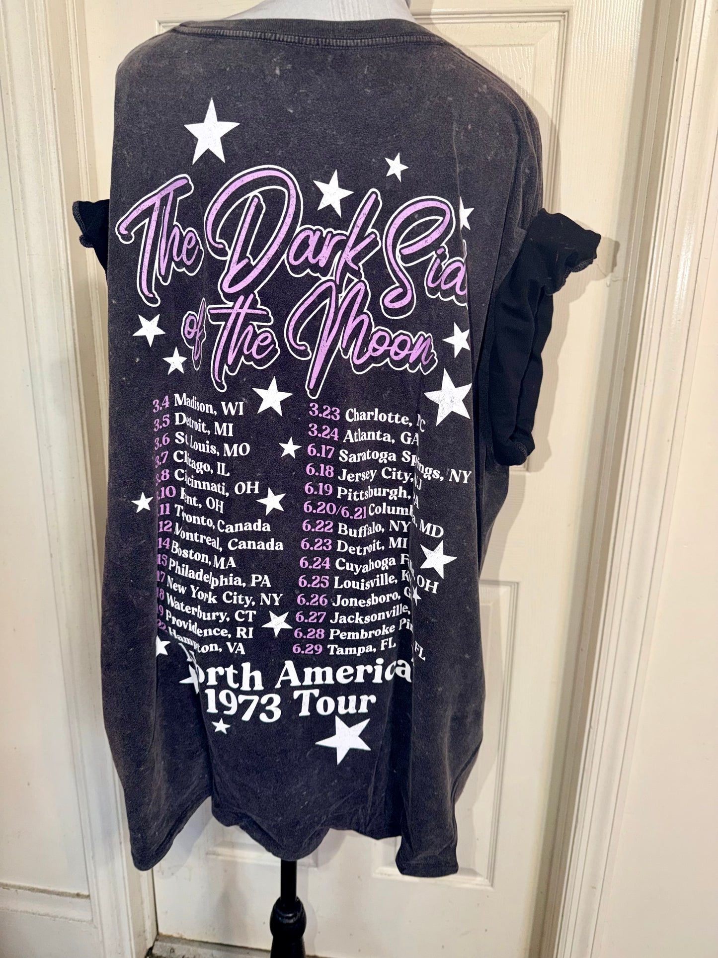 Pink Floyd Double Sided Oversized Distressed Tee