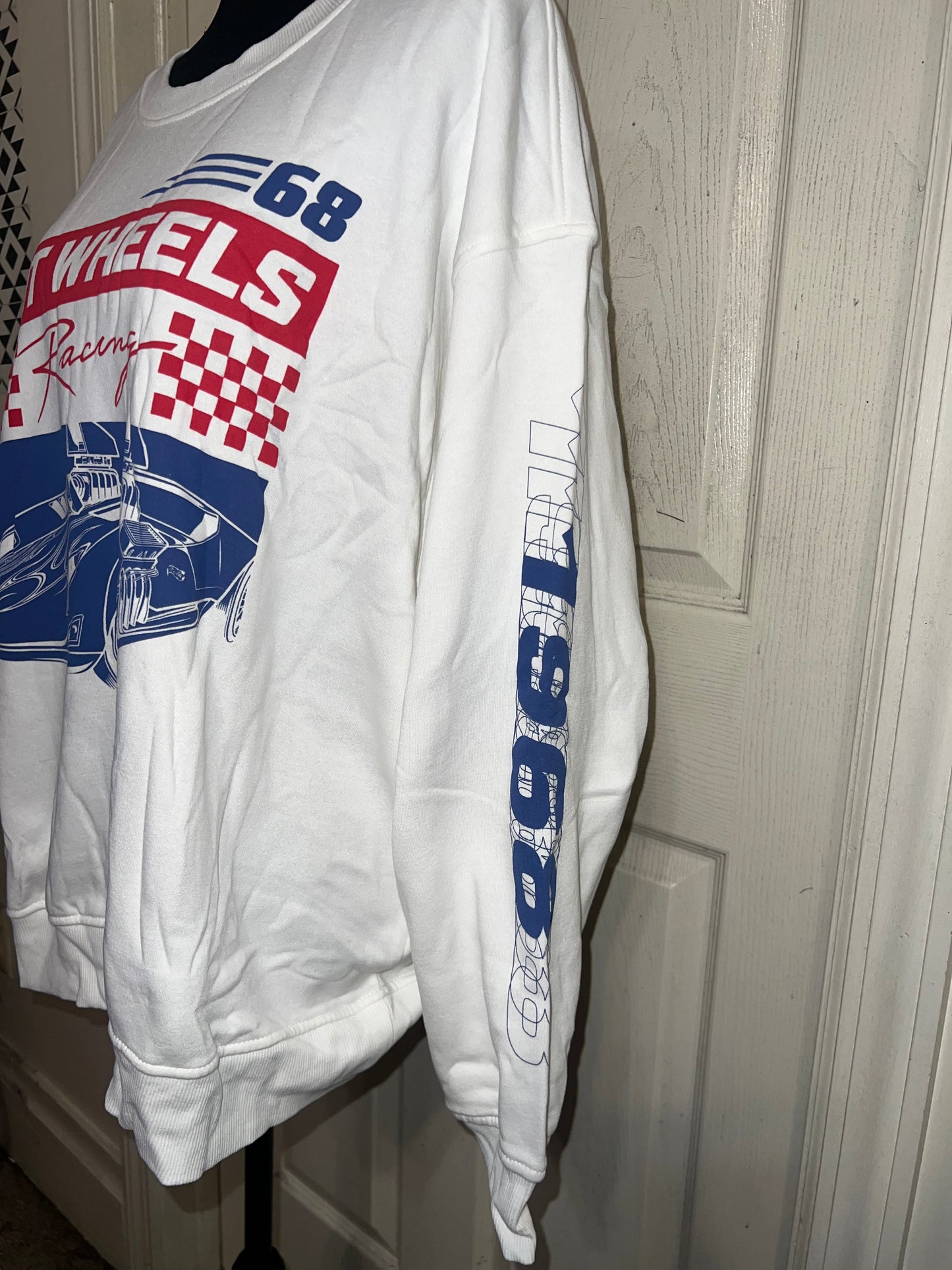 Hot Wheels Oversized Distressed Sweatshirt