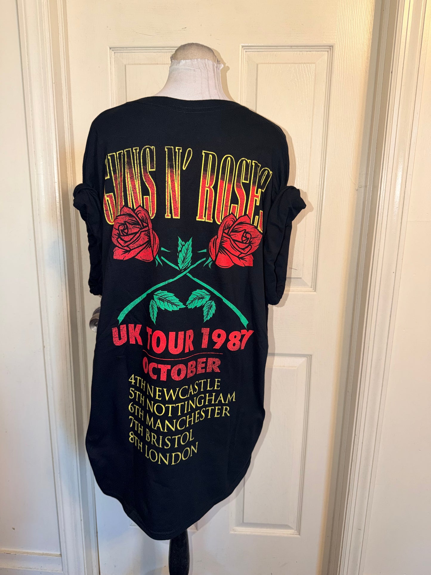 Guns N’ Roses Double Sided Oversized Distressed Tee