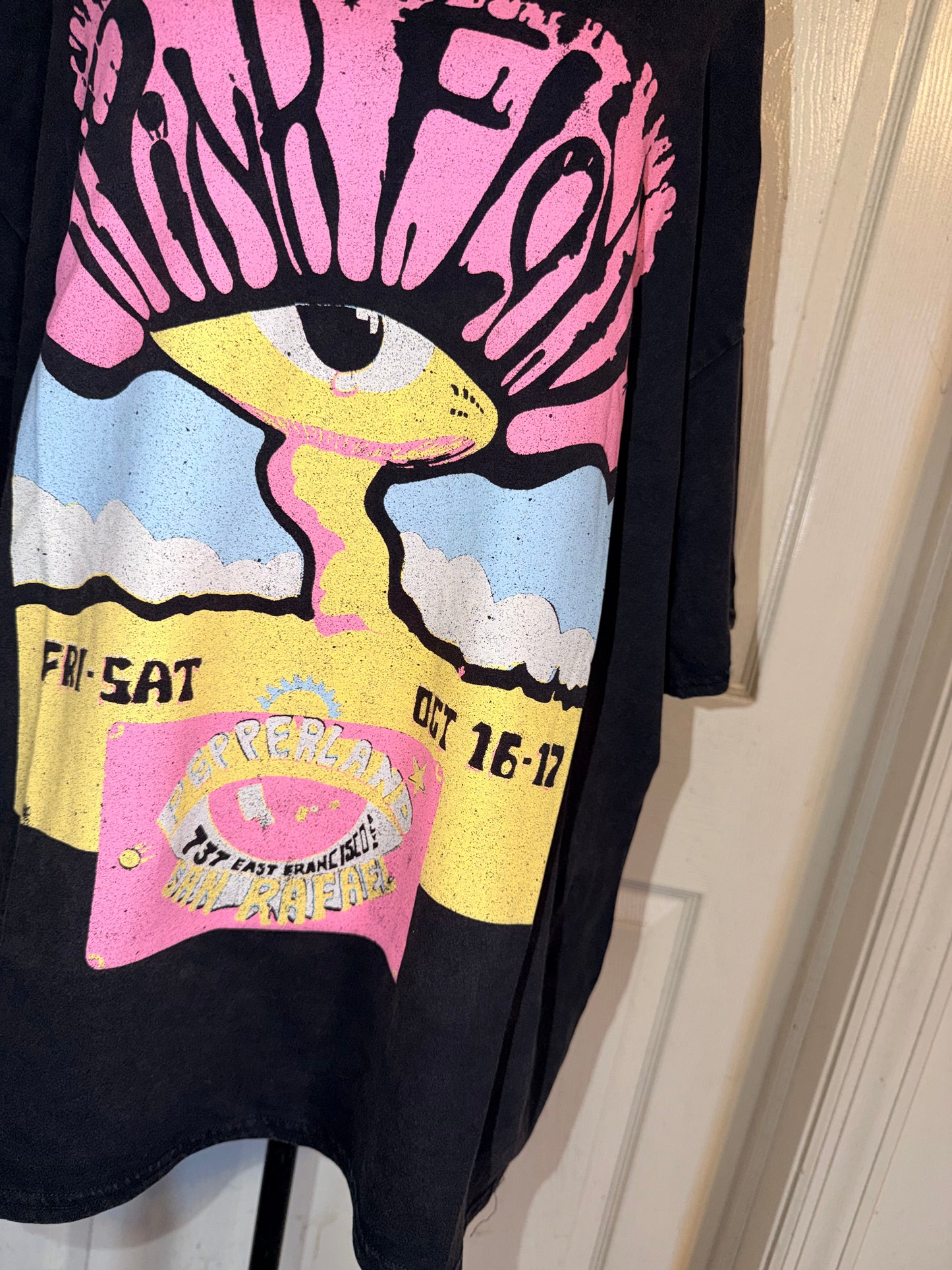 Pink Floyd Oversized Distressed Tee