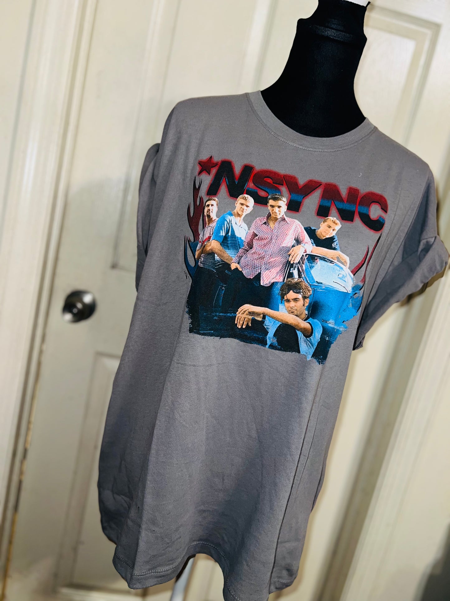 NSYNC Oversized Distressed Tee