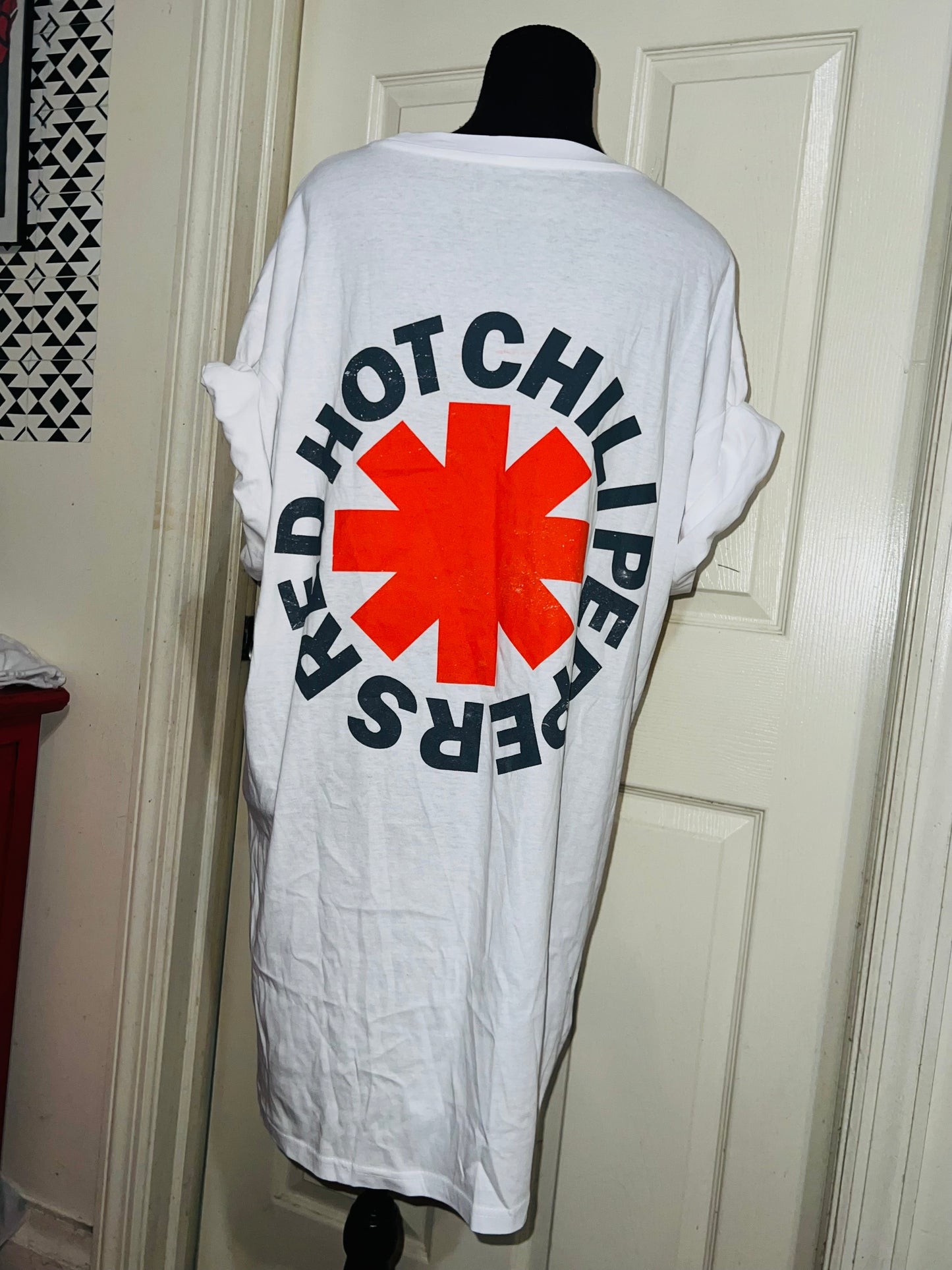 Red Hot Chili Peppers Double Sided Oversized Tee