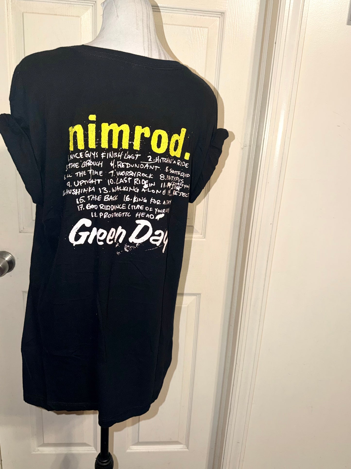 Green Day Double Sided Tee