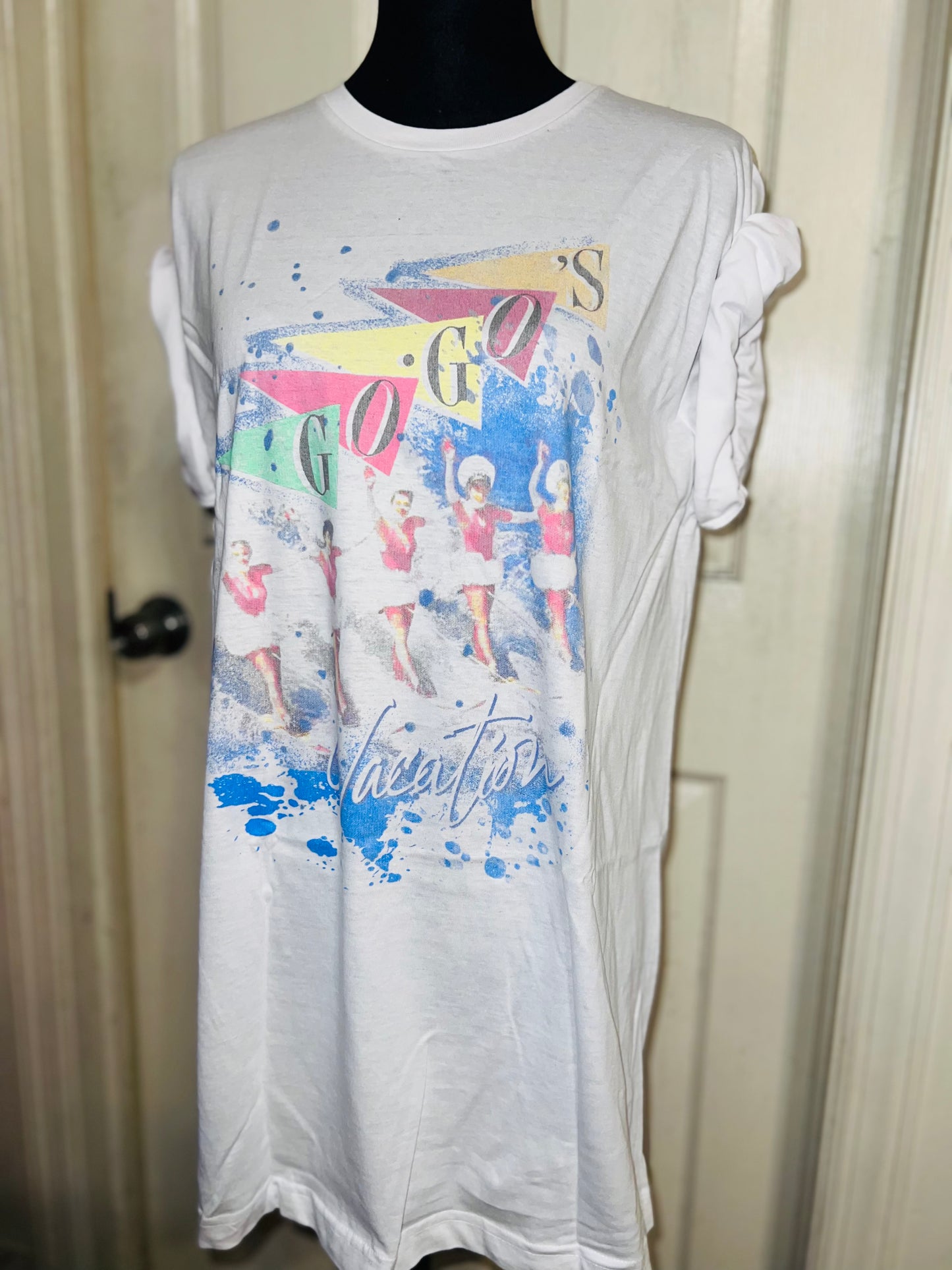 The Go-Go’s Oversized Distressed Tee