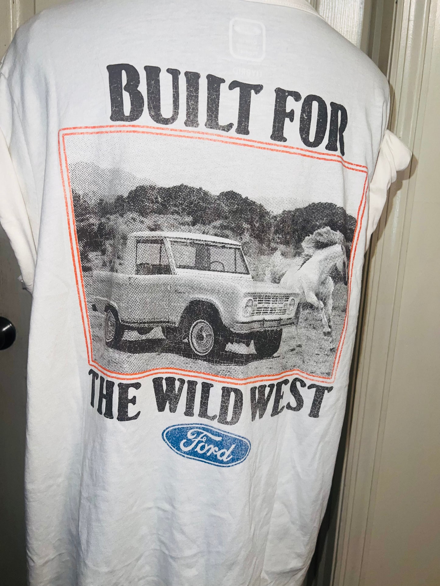 Ford Bronco Wild West Double Sided Distressed Tee