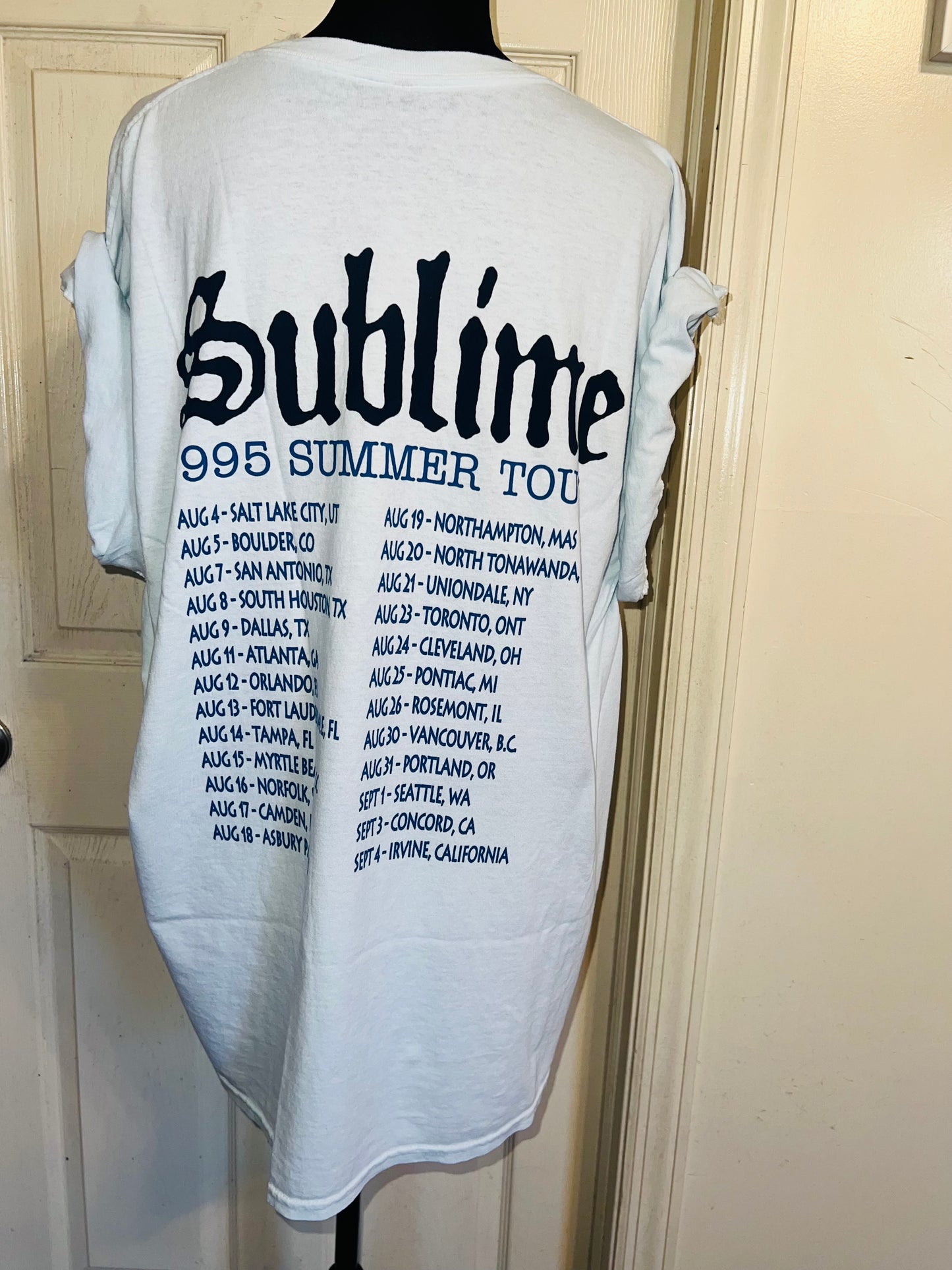 Sublime Double Sided Oversized Distressed Tee