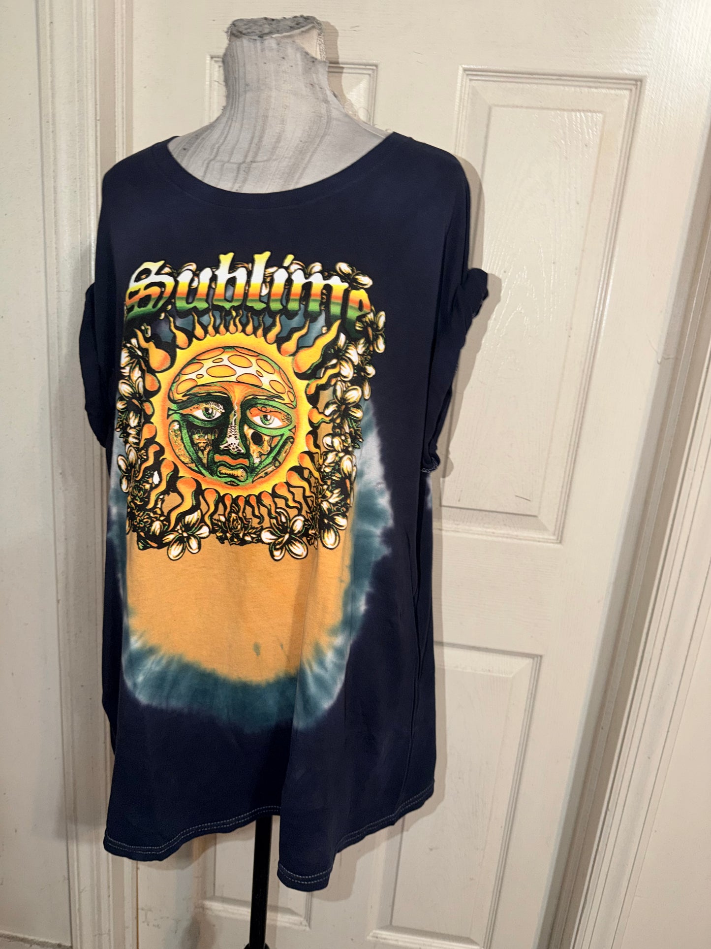 Sublime Double Sided Oversized Distressed Tee