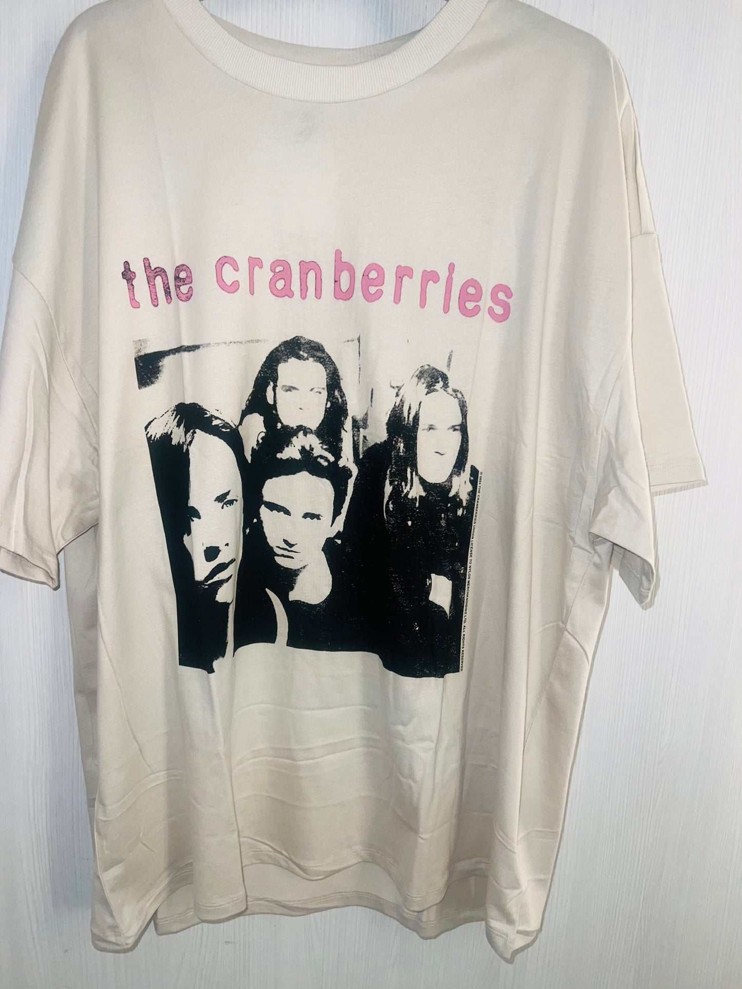 The Cranberries Oversized Distressed Tee