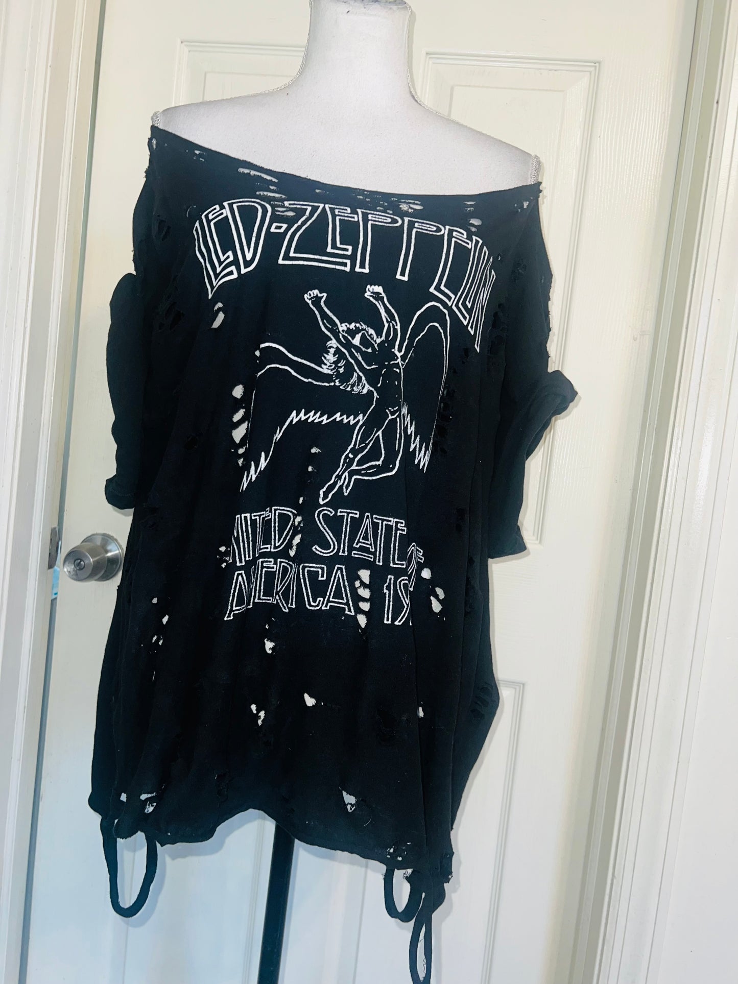 Led Zeppelin OFTS Oversized Distressed Tee (as is)