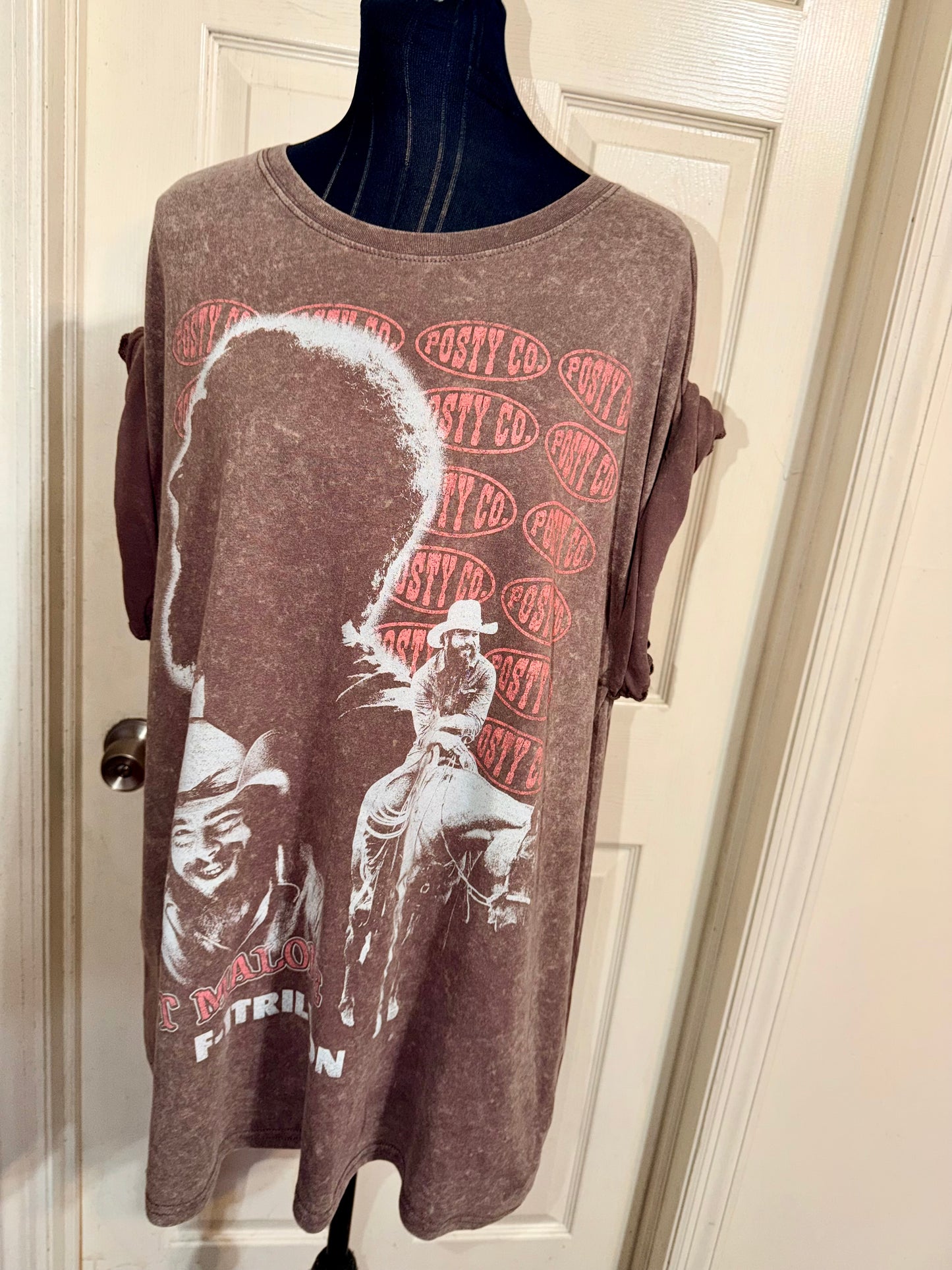 Post Malone Double Sided Oversized Distressed Tee