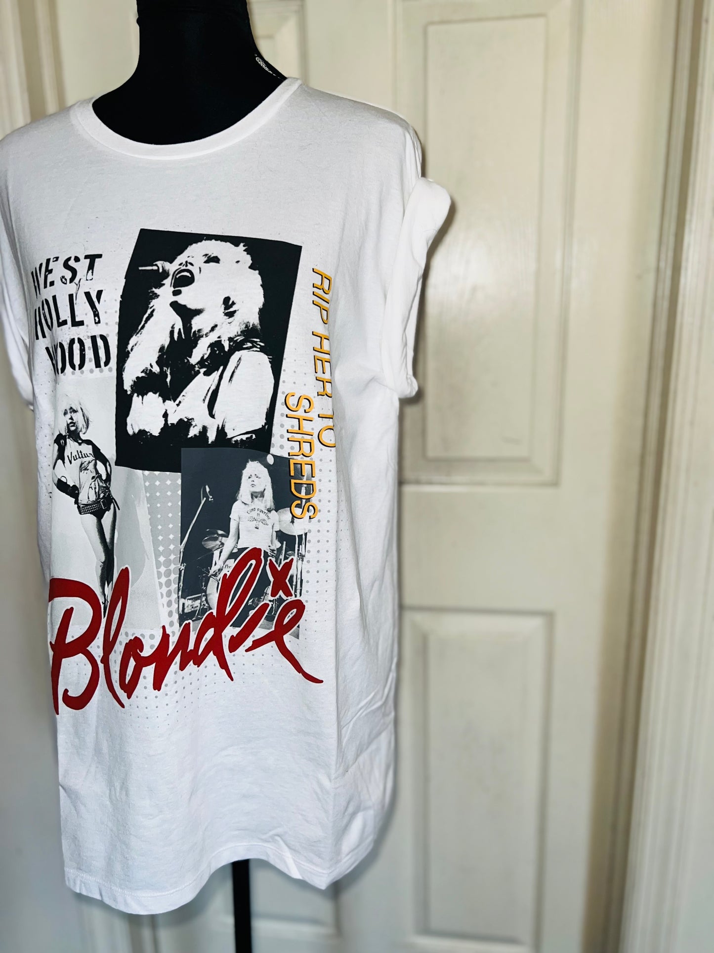 Blondie Oversized Distressed Tee
