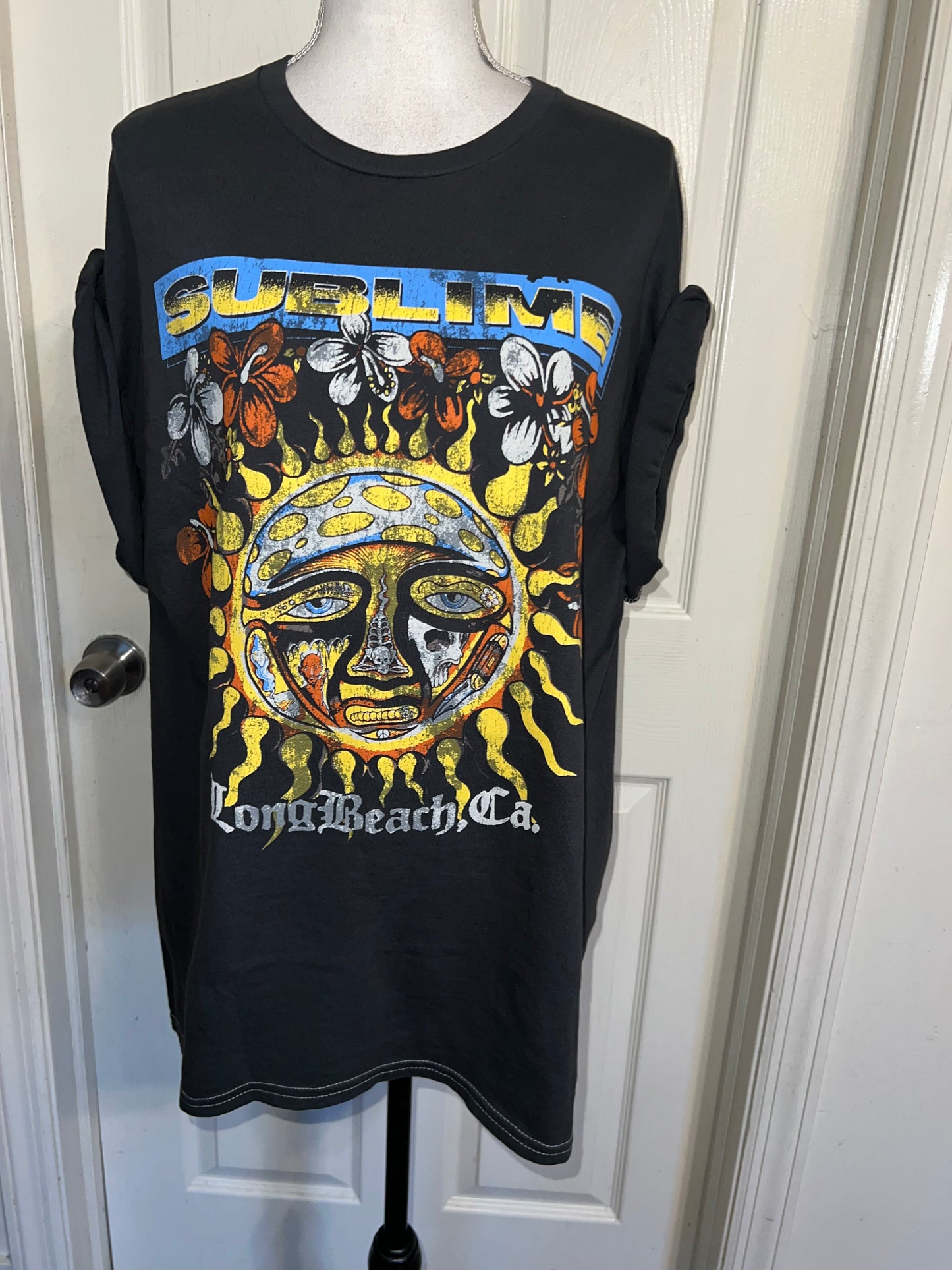 Sublime Double Sided Oversized Distressed Tee