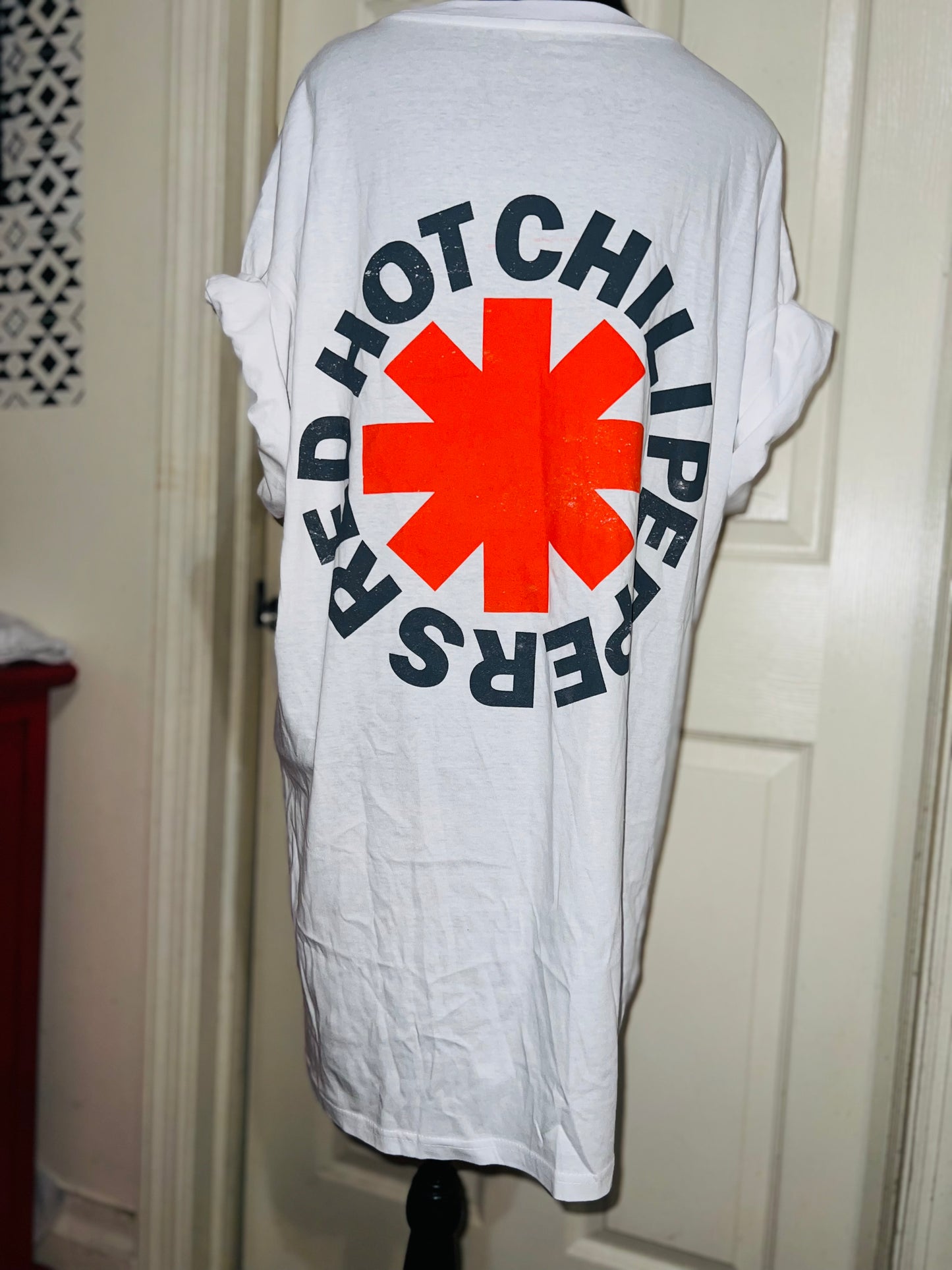 Red Hot Chili Peppers Double Sided Oversized Tee