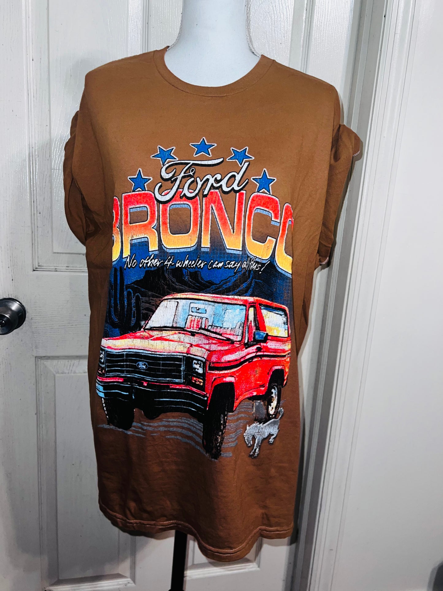 Ford Bronco Double Sided Oversized Distressed Tee