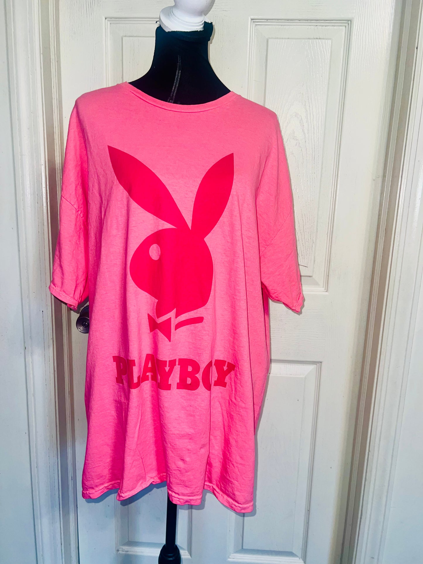 Playboy Oversized Distressed Tee