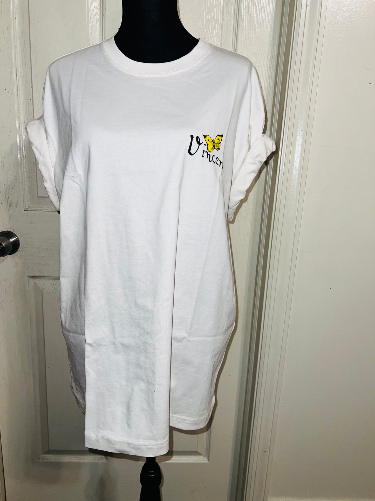 Vincent Van Gogh Double Sided Distressed Tee
