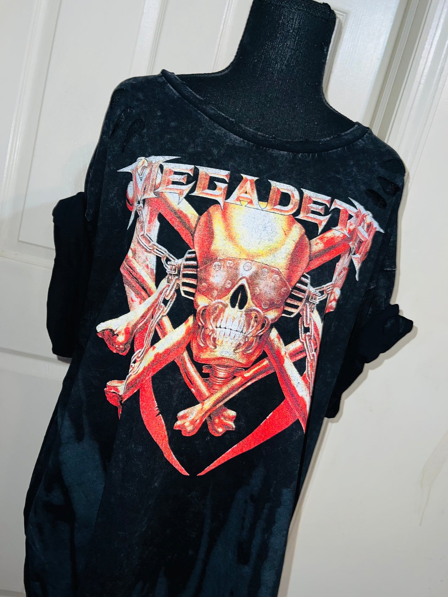 Megadeath Oversized Distressed Tee