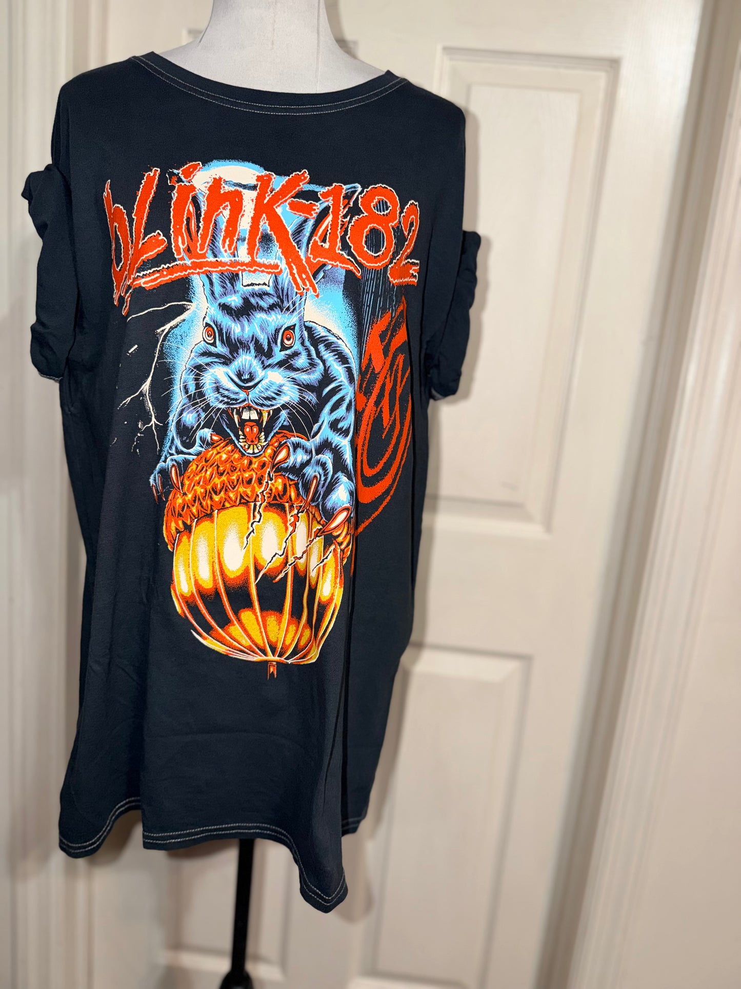 Blink-182 Oversized Distressed Tee