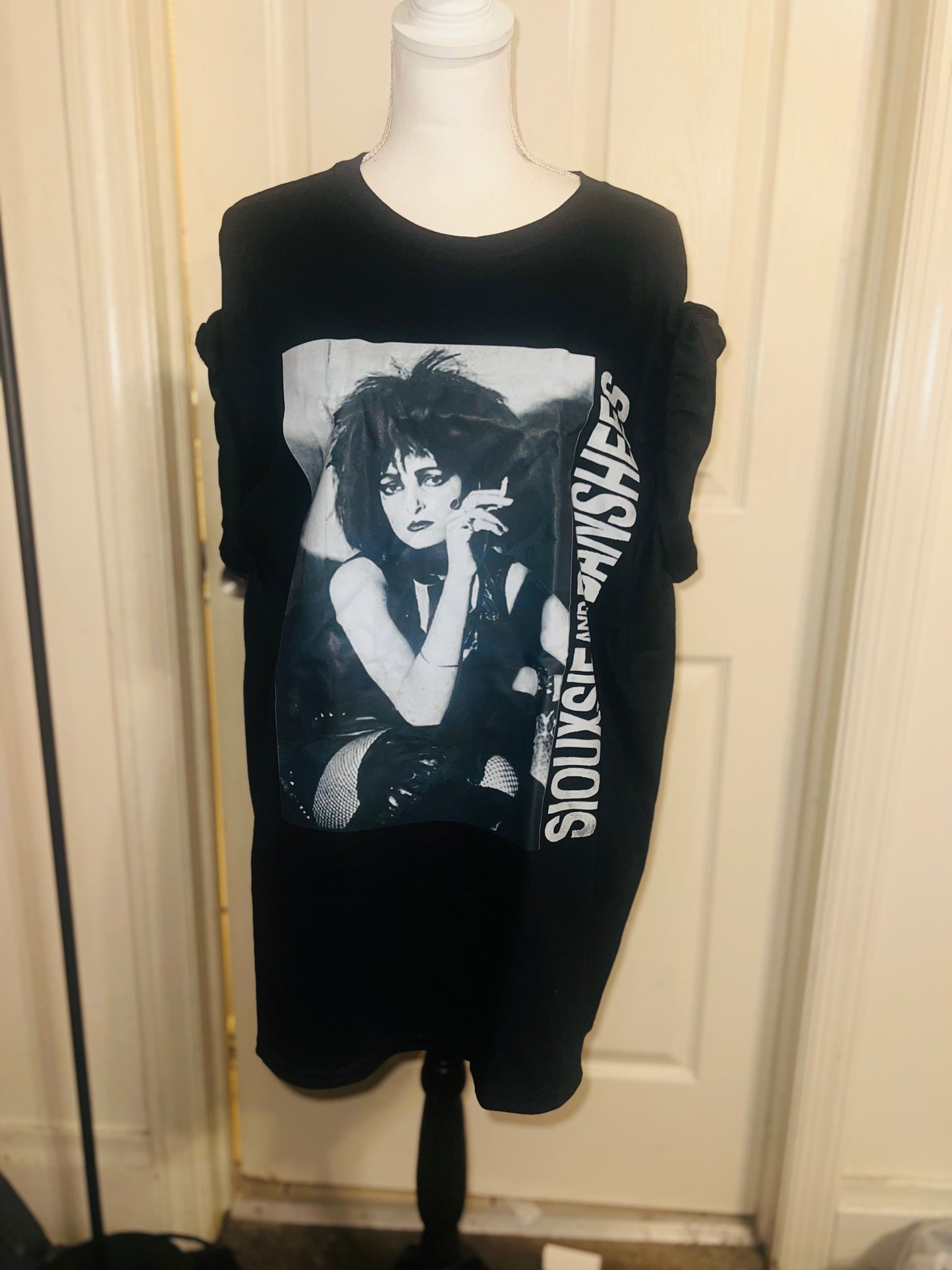 Siouxsie and the Banshees Oversized Distressed Tee