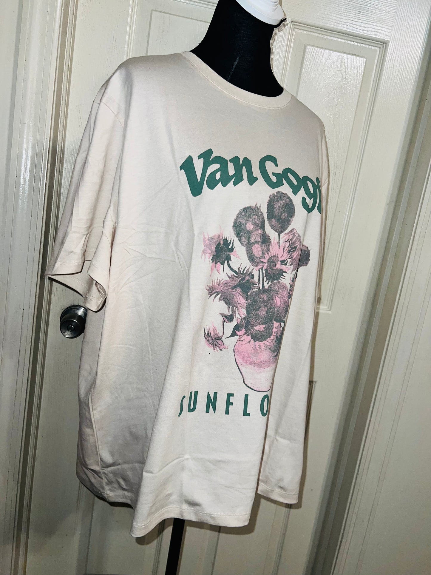 Vincent Van Gogh Oversized Distressed Tee